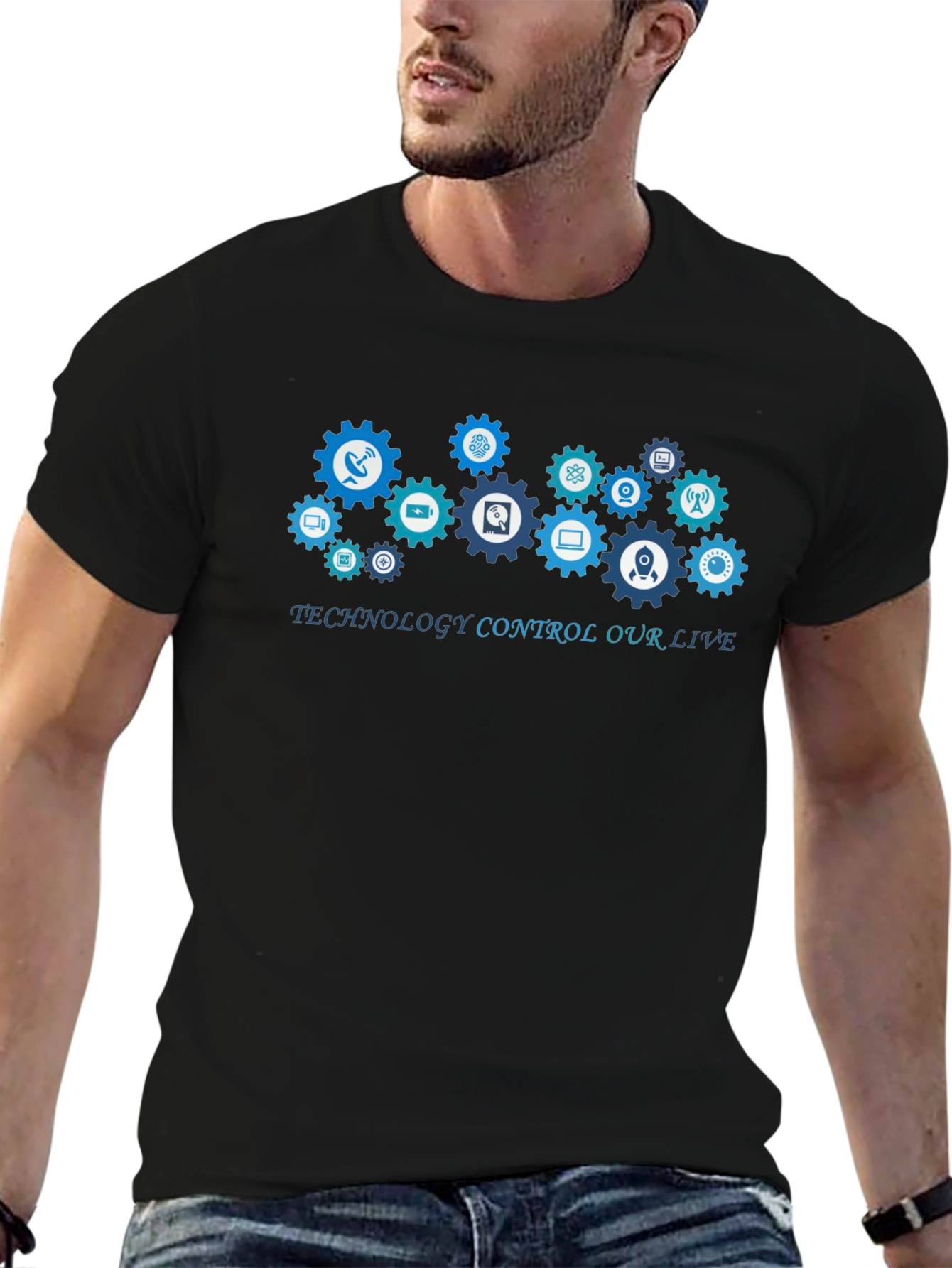 Tech Control T-Shirt - Gadget Gear Design