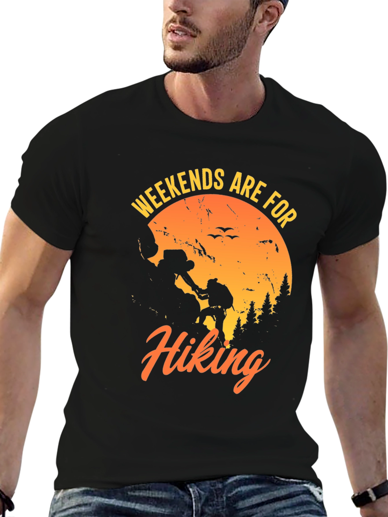 Weekends Are For Hiking Graphic Tee