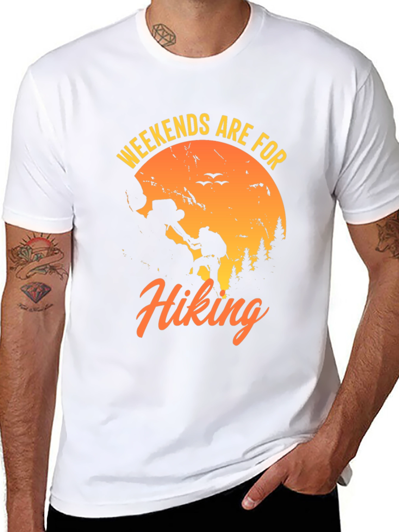 Weekends Are For Hiking Graphic Tee