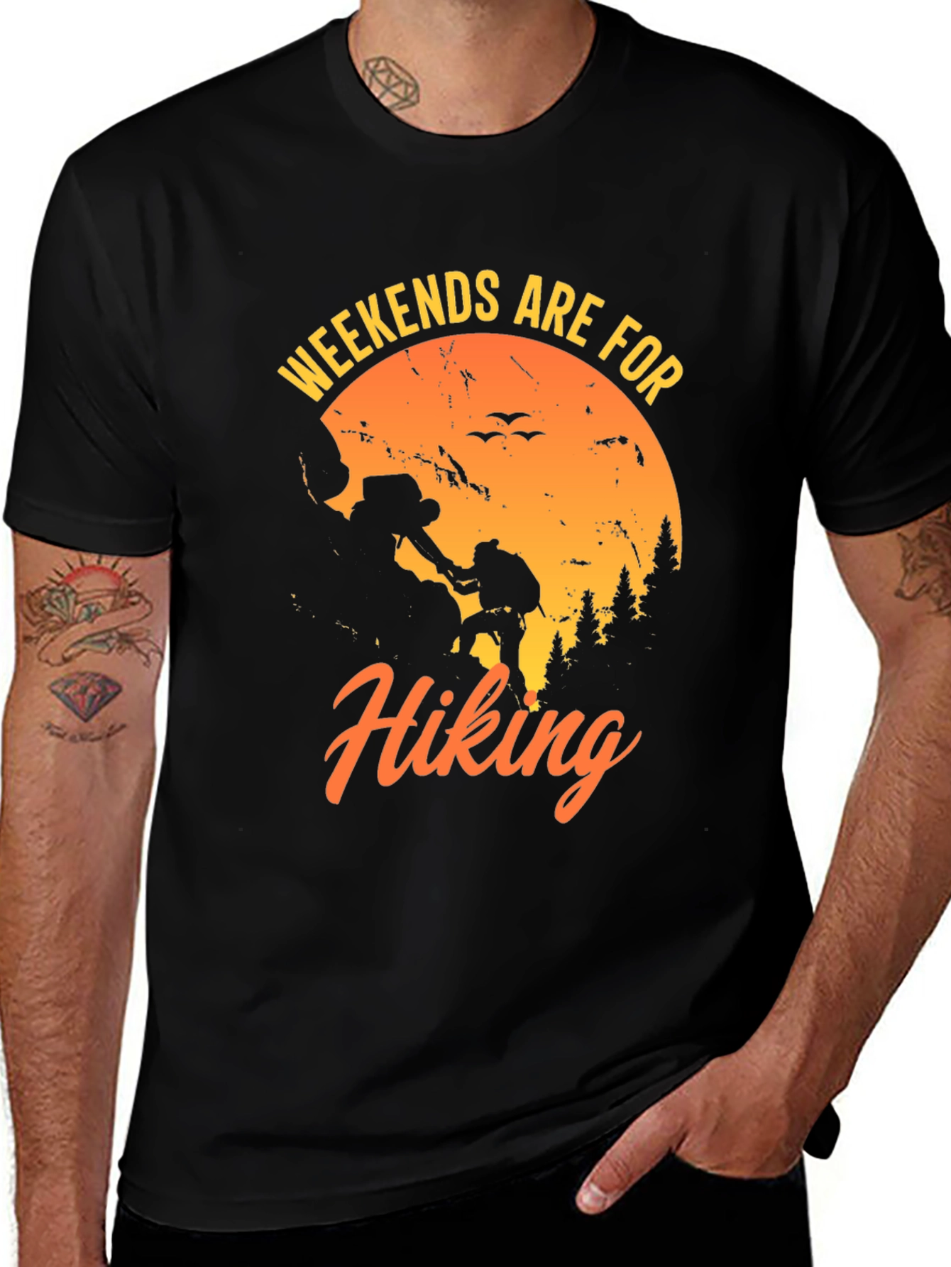Weekends Are For Hiking Graphic Tee