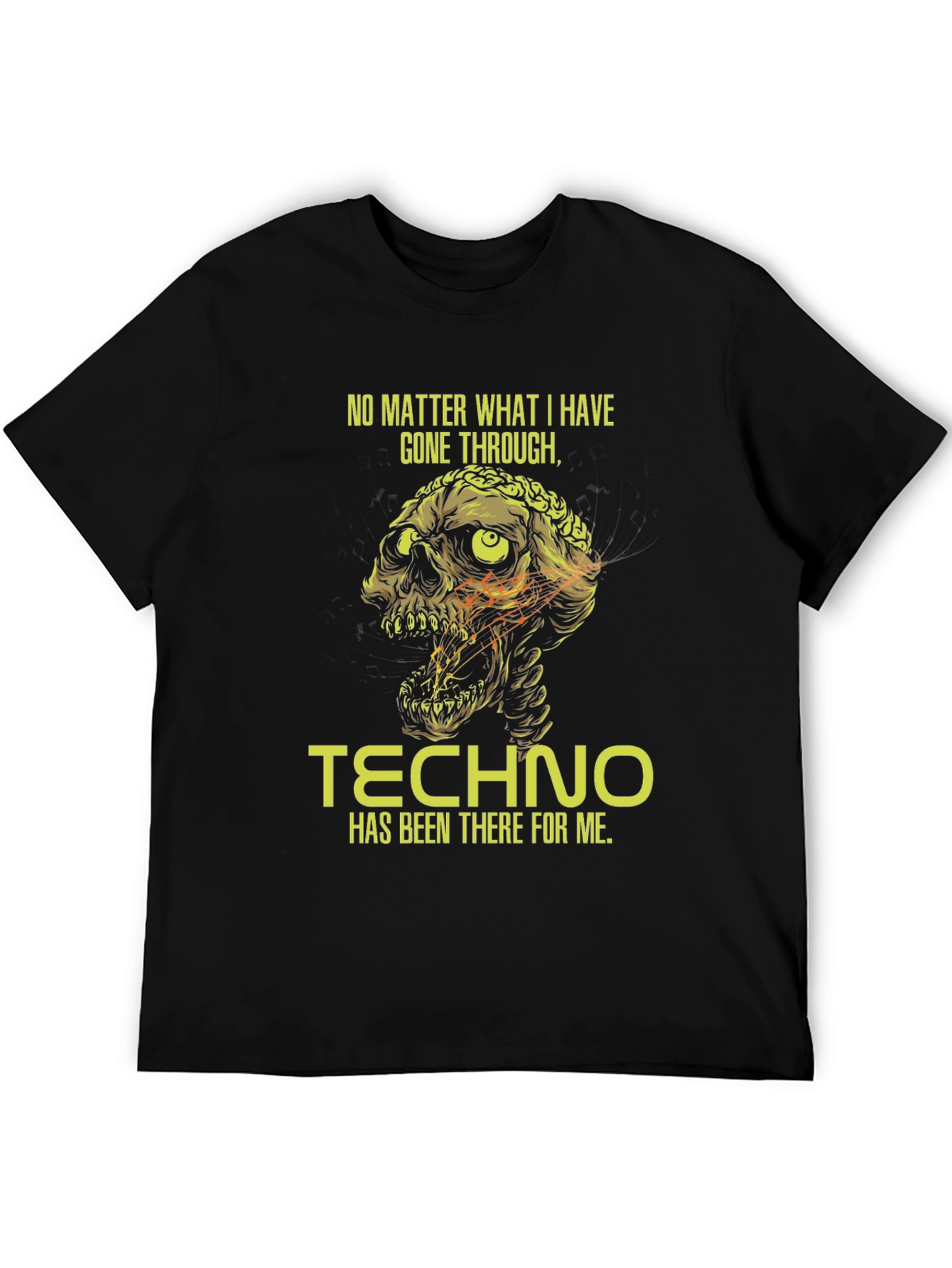 Techno Skull Graphic T-Shirt