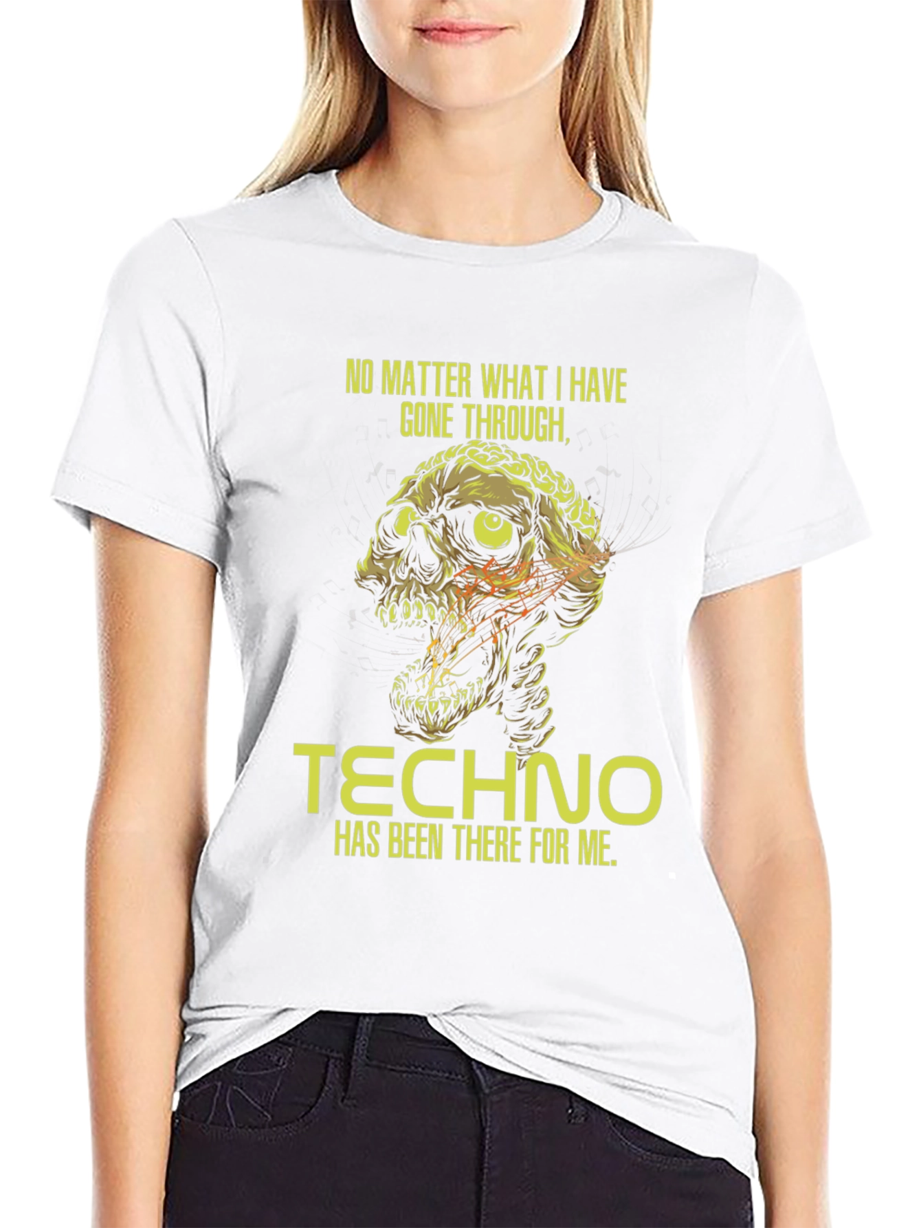 Techno Skull Graphic T-Shirt