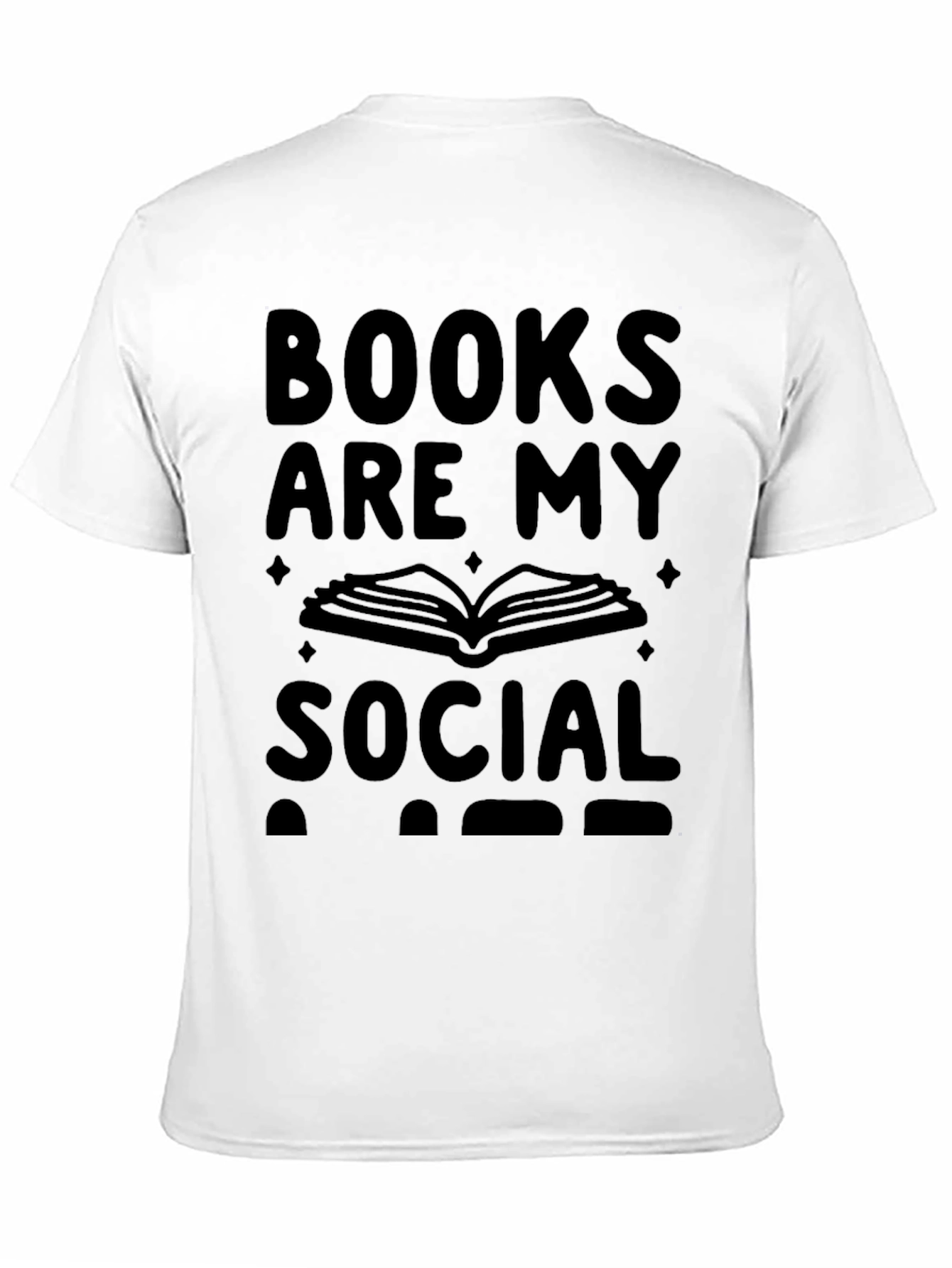 Books Are My Social Life T-Shirt