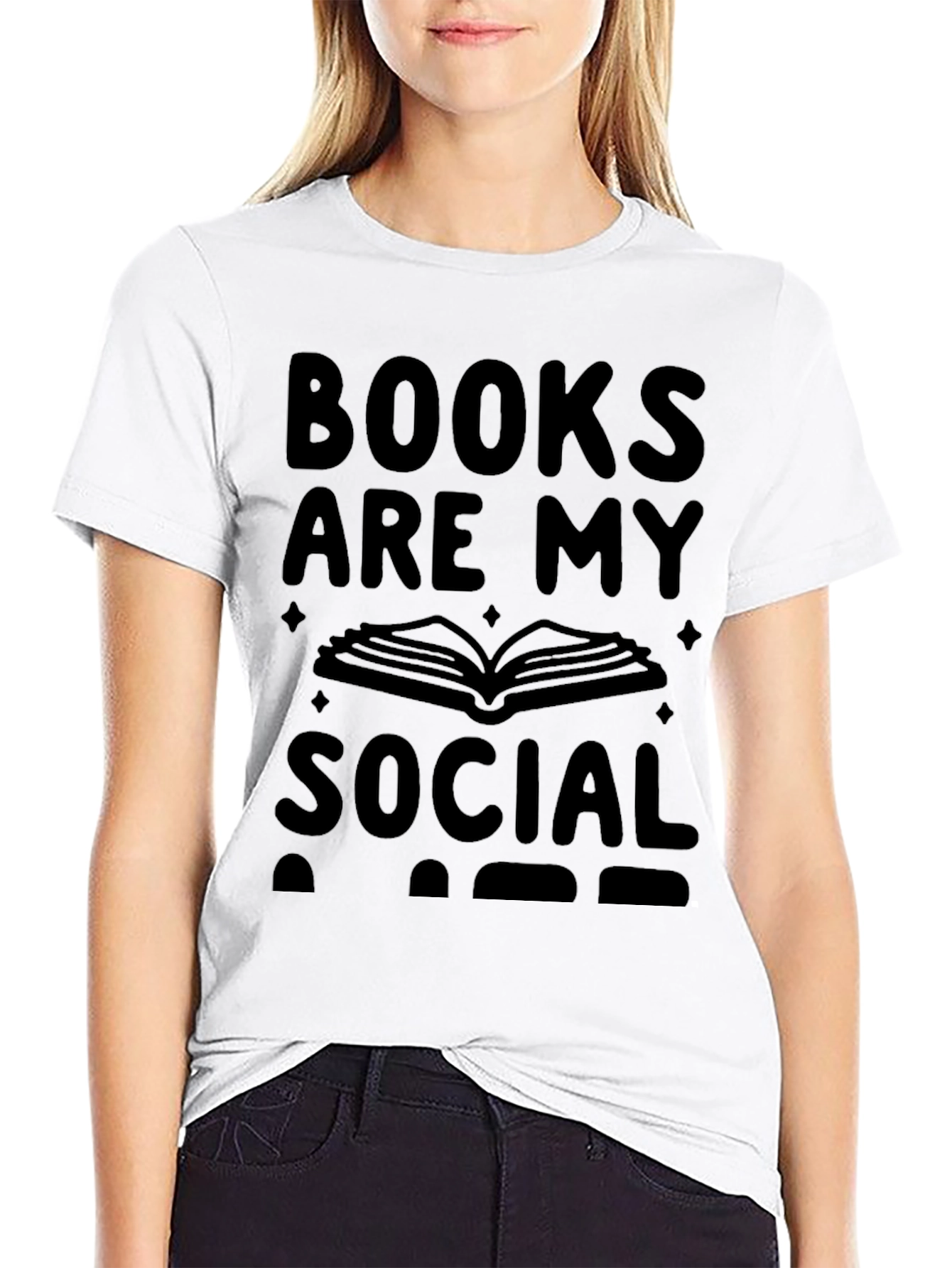 Books Are My Social Life T-Shirt