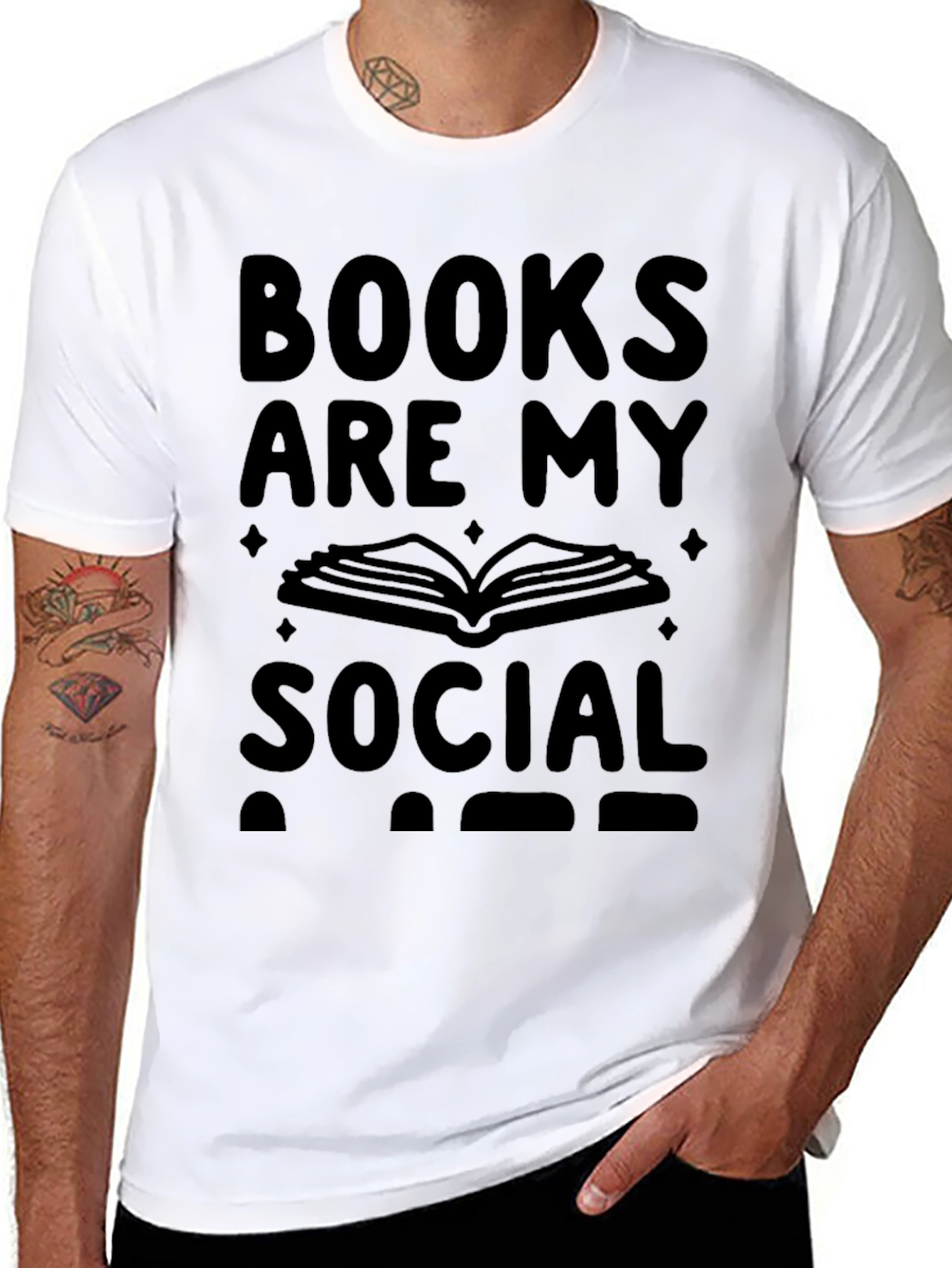 Books Are My Social Life T-Shirt