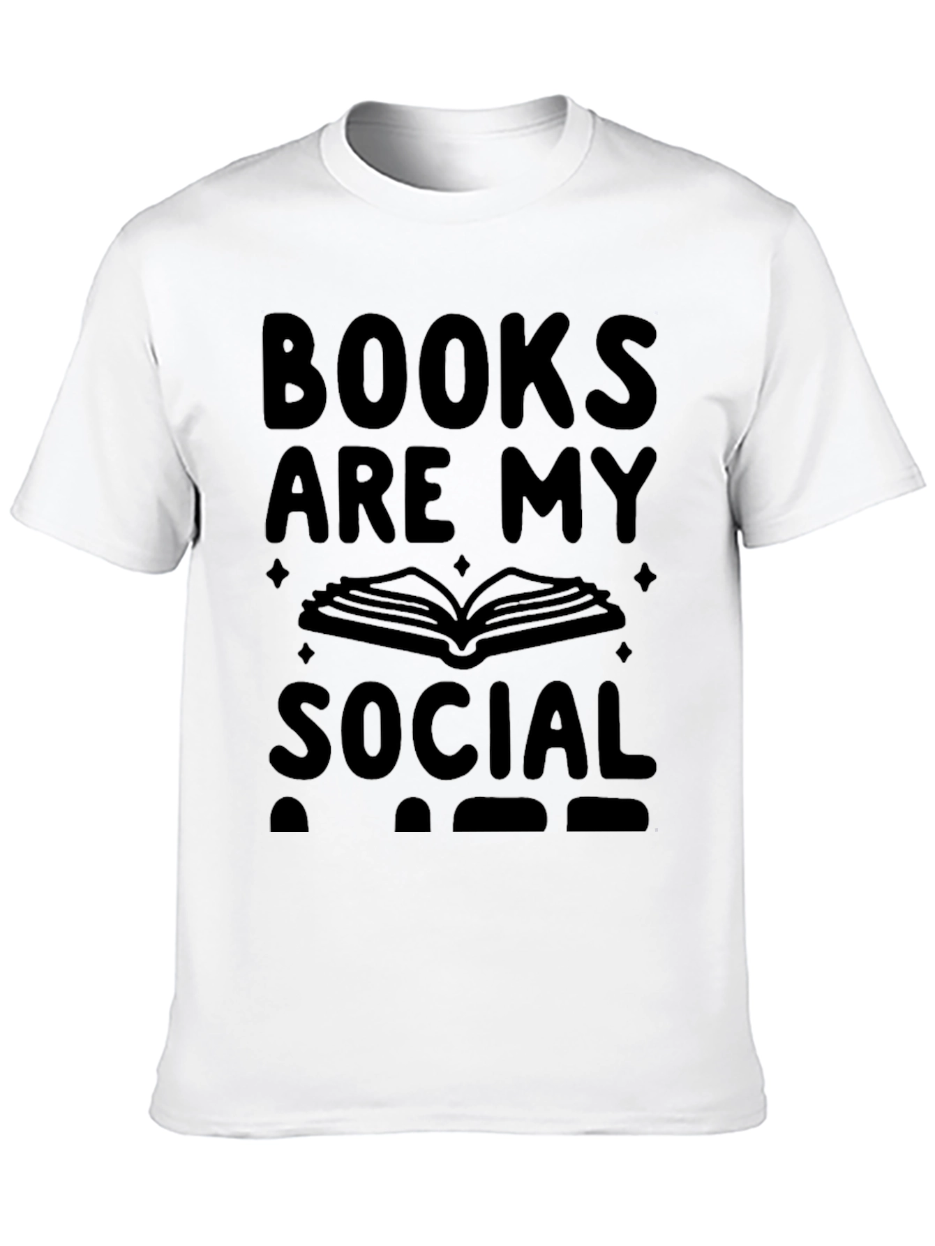 Books Are My Social Life T-Shirt
