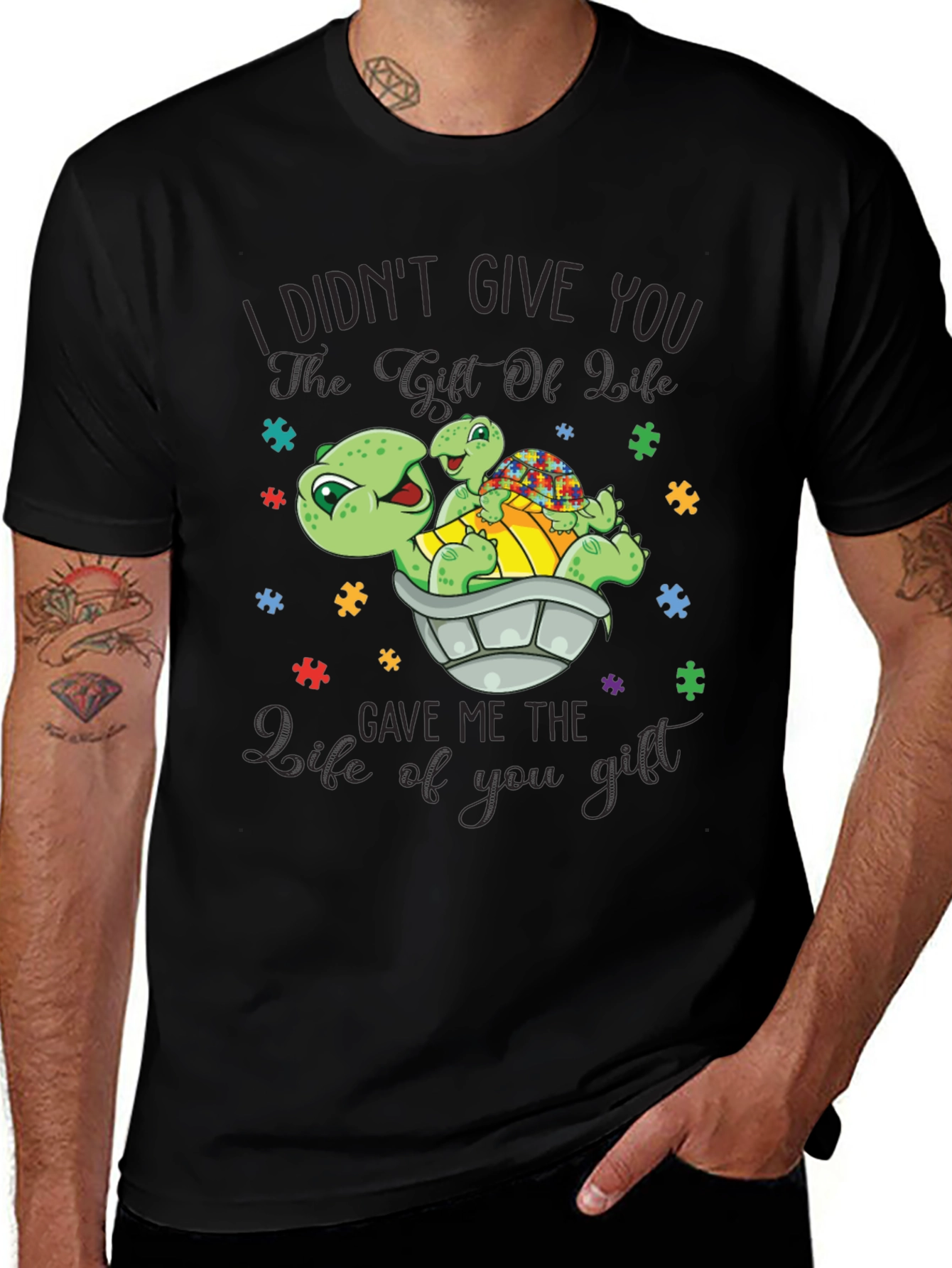 Autism Turtle T-Shirt - Gift of Life
