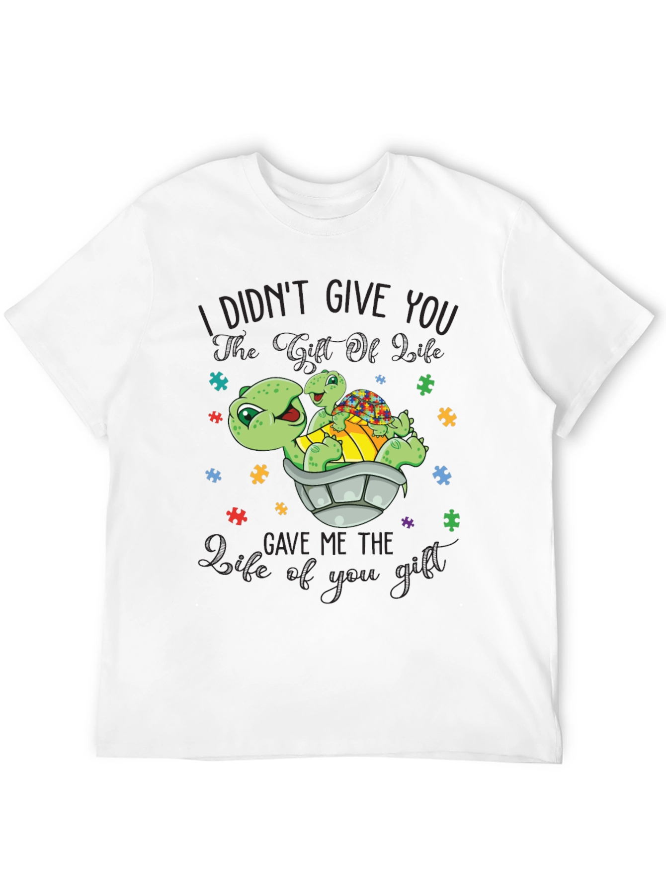 Autism Turtle T-Shirt - Gift of Life