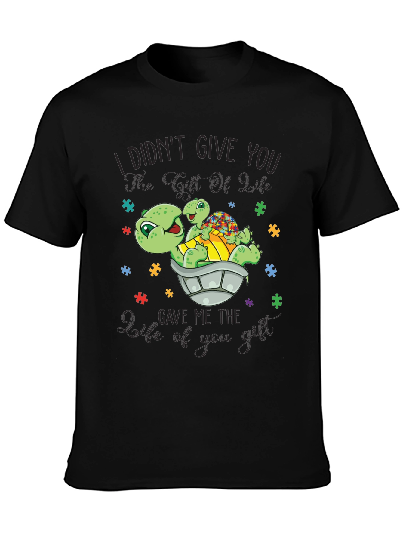 Autism Turtle T-Shirt - Gift of Life