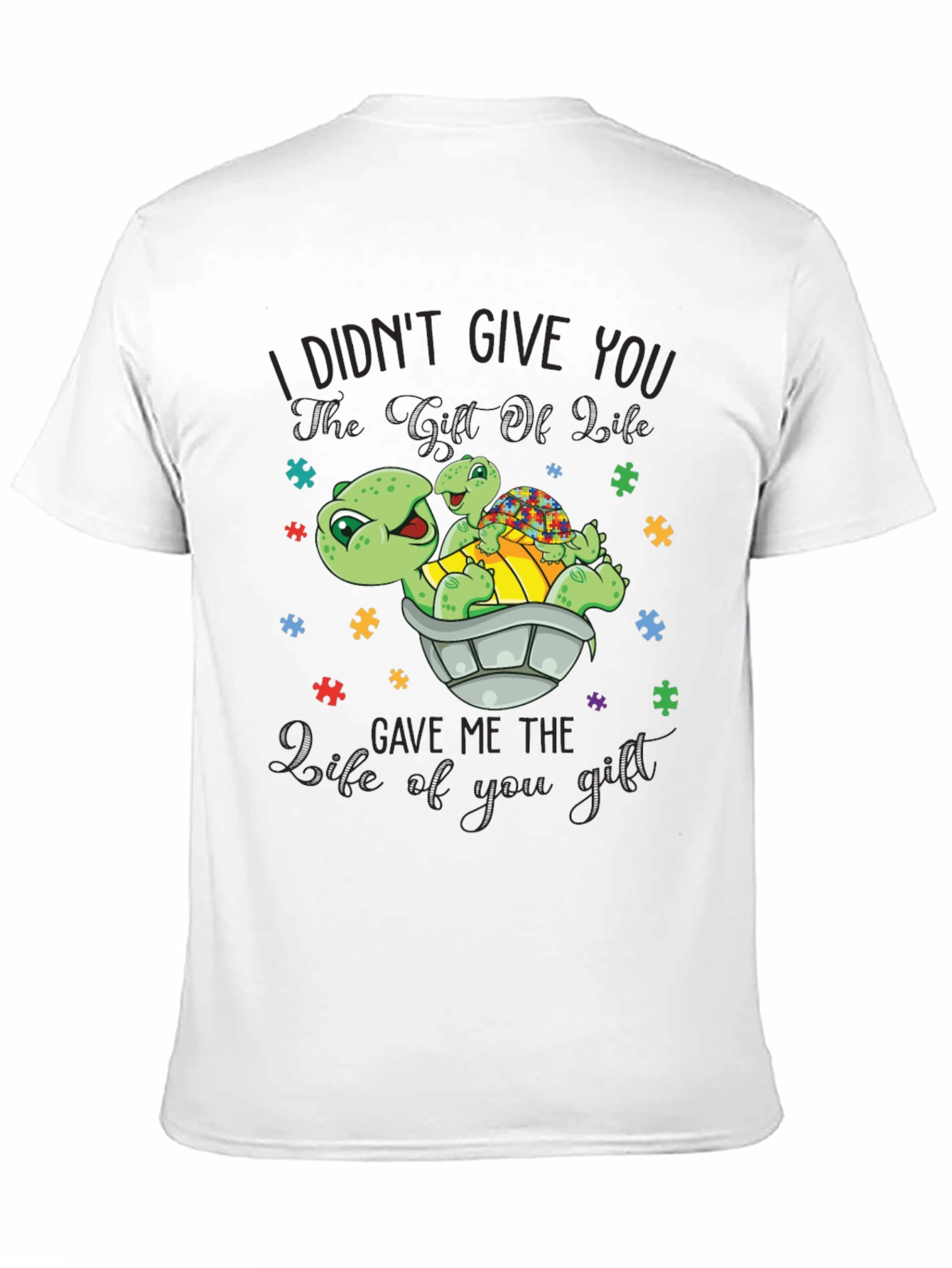 Autism Turtle T-Shirt - Gift of Life