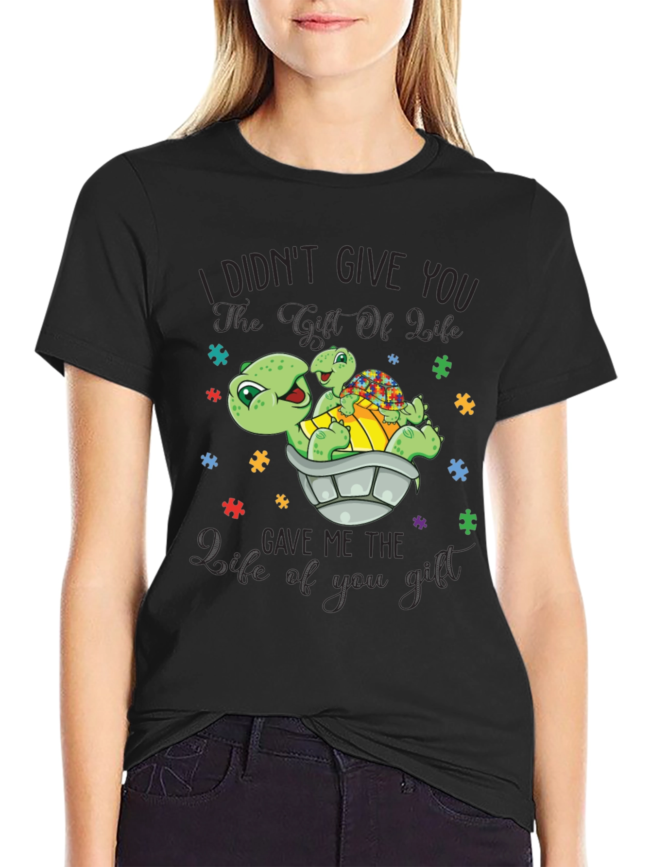 Autism Turtle T-Shirt - Gift of Life