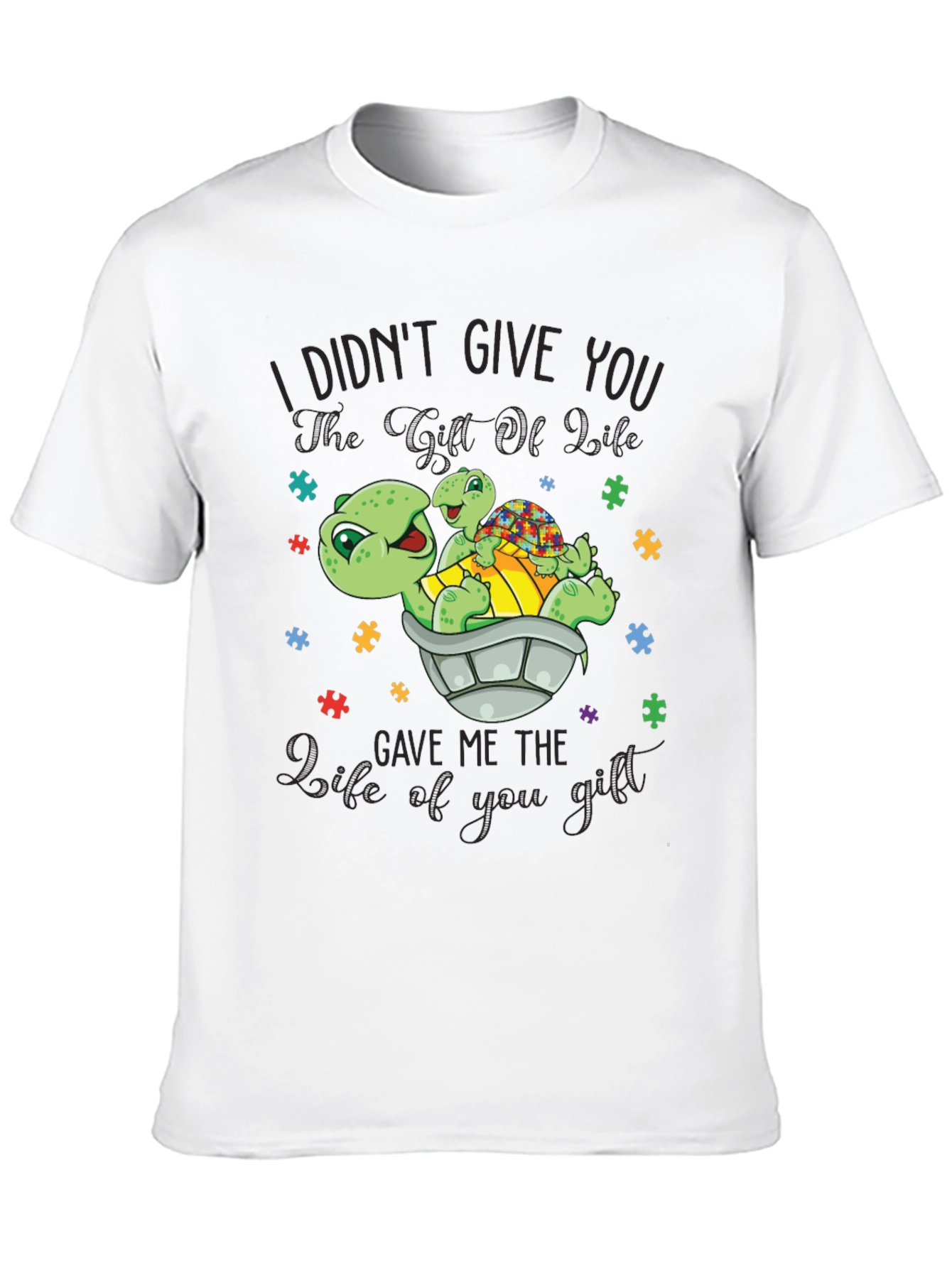 Autism Turtle T-Shirt - Gift of Life