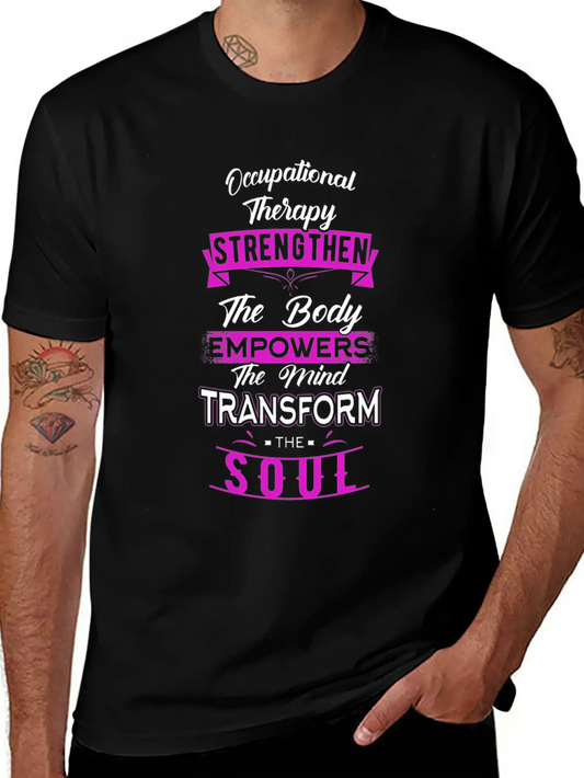 Occupational Therapy Comfortable Minimalist Graphic Tee – Summer Style Essential