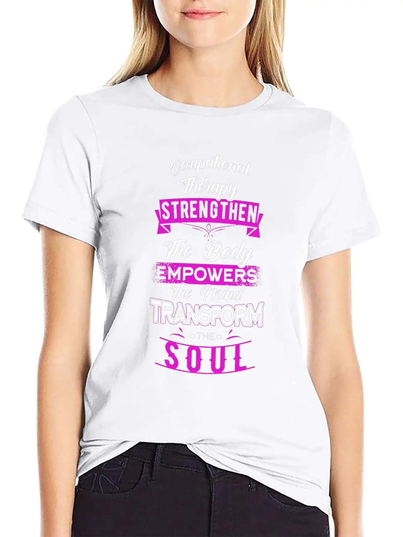 Occupational Therapy Comfortable Minimalist Graphic Tee – Summer Style Essential