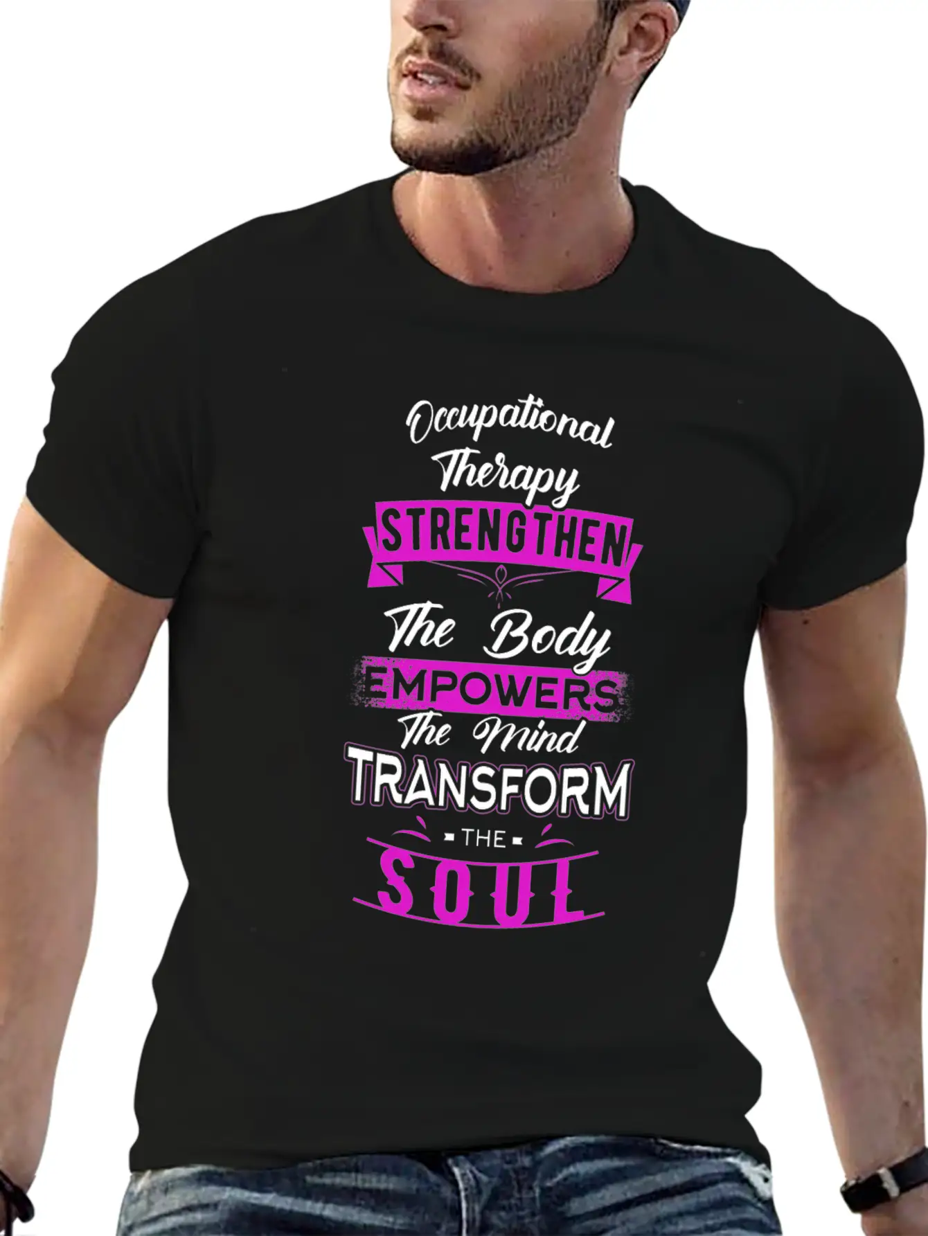 Occupational Therapy Comfortable Minimalist Graphic Tee – Summer Style Essential