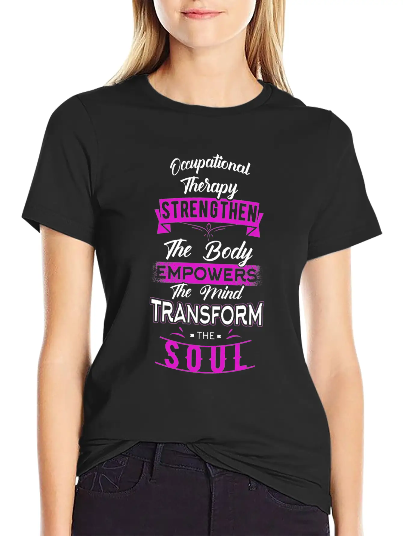 Occupational Therapy Comfortable Minimalist Graphic Tee – Summer Style Essential