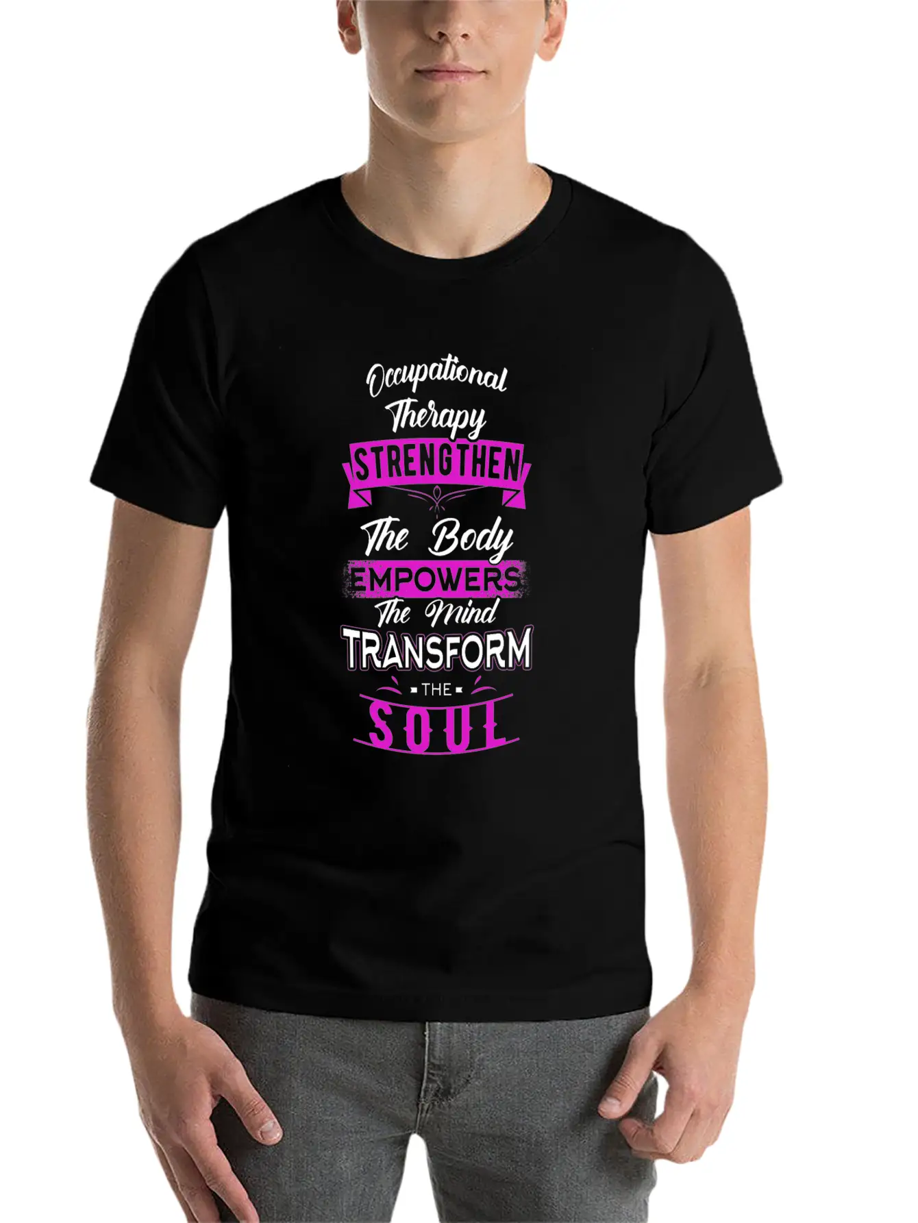 Occupational Therapy Comfortable Minimalist Graphic Tee – Summer Style Essential