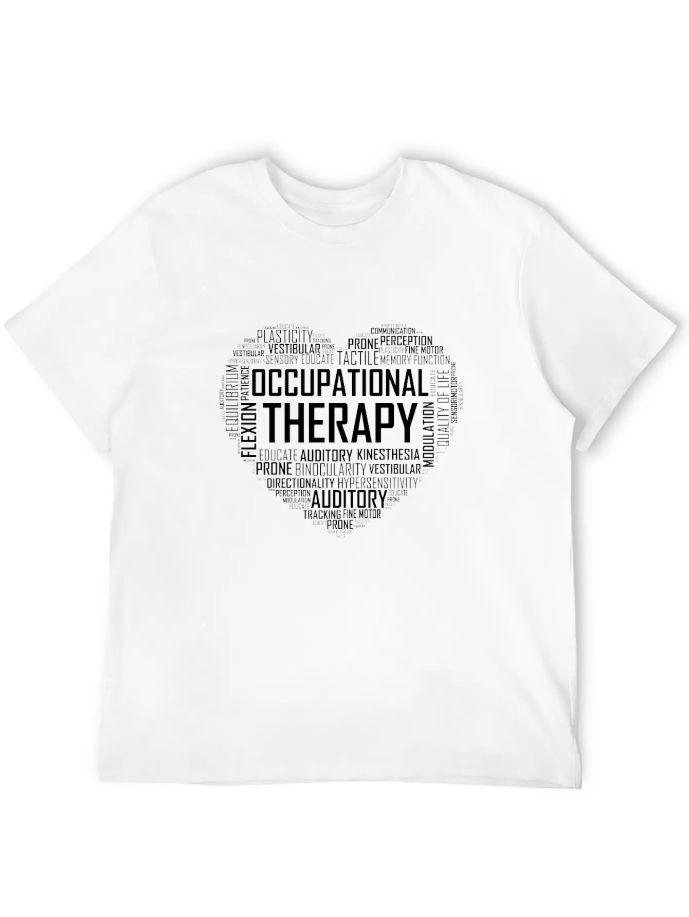 Occupational Therapy Heart Timeless Short Sleeve Tee – Comfy And Minimalist Design