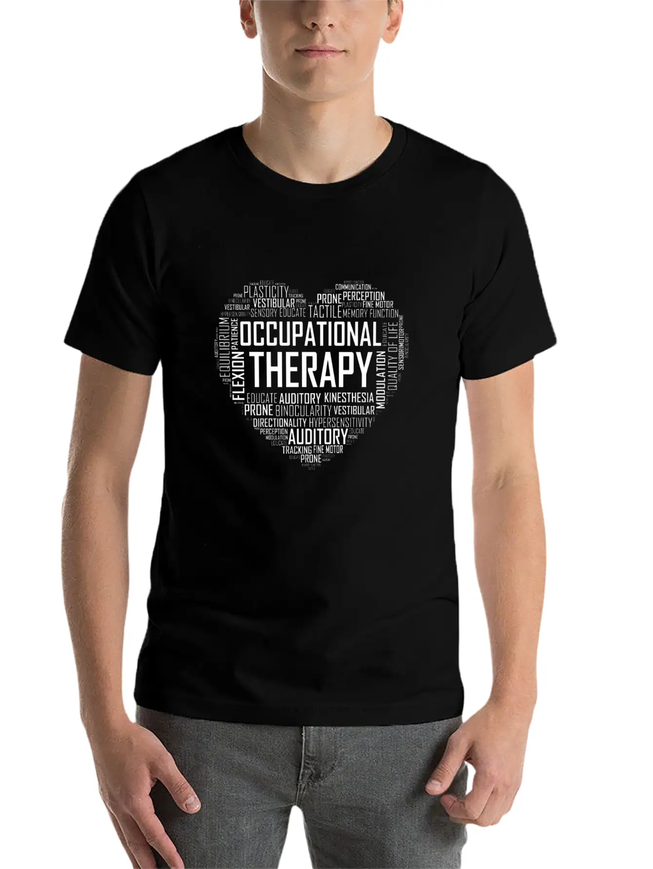 Occupational Therapy Heart Timeless Short Sleeve Tee – Comfy And Minimalist Design