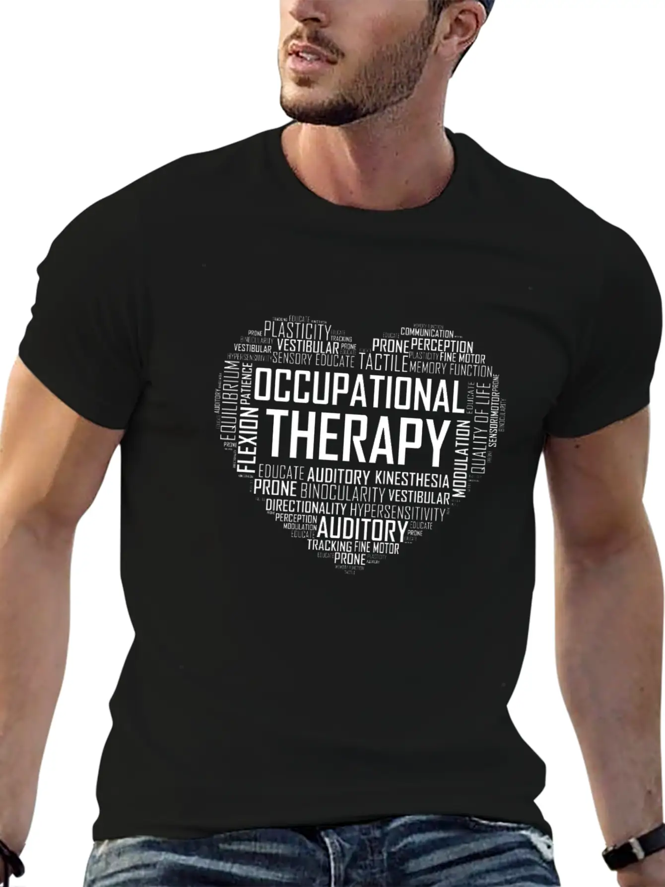 Occupational Therapy Heart Timeless Short Sleeve Tee – Comfy And Minimalist Design