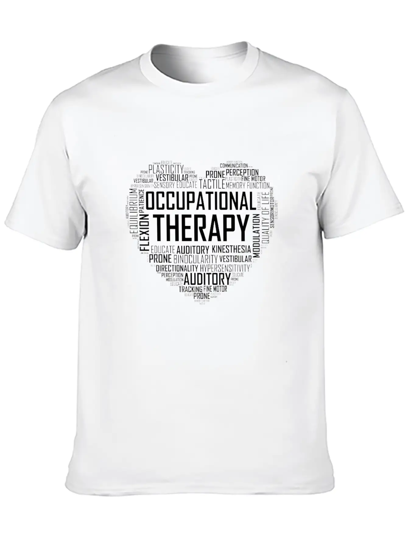 Occupational Therapy Heart Timeless Short Sleeve Tee – Comfy And Minimalist Design