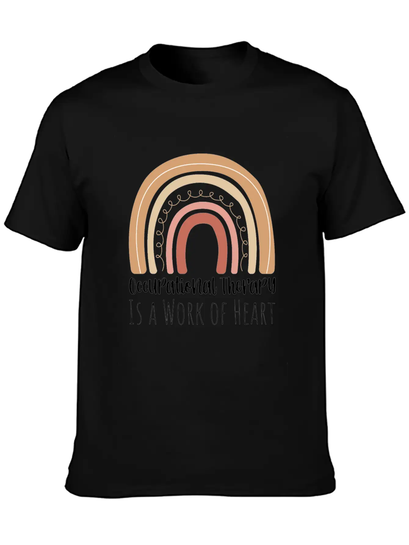 Occupational Therapy Is A Work Of Heart Stylish Everyday T-Shirt – Unisex Basic Cotton Tee