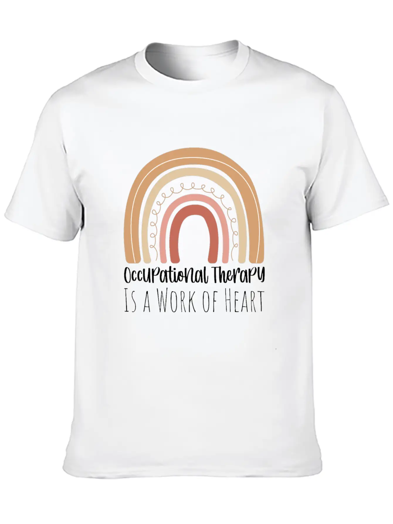 Occupational Therapy Is A Work Of Heart Stylish Everyday T-Shirt – Unisex Basic Cotton Tee