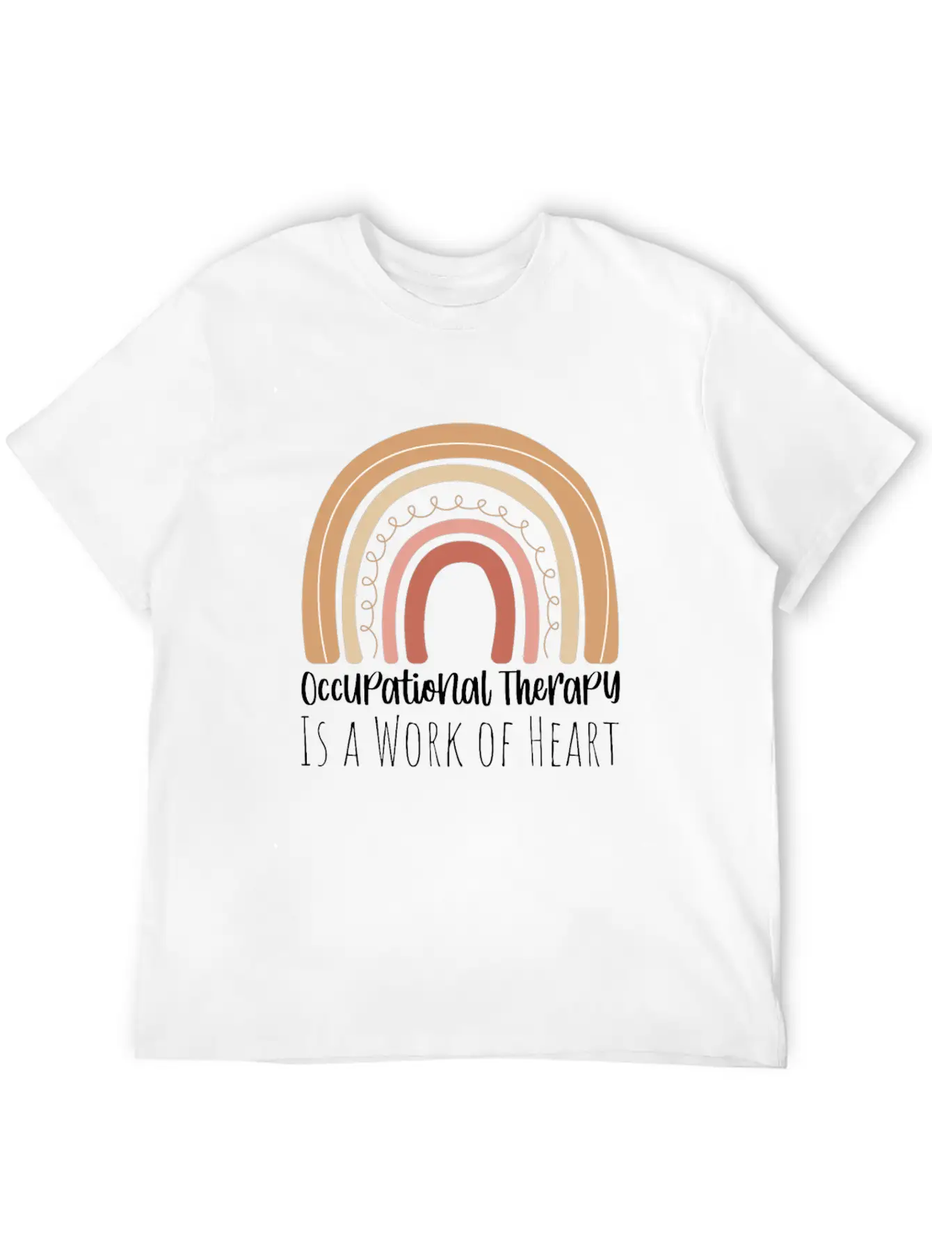 Occupational Therapy Is A Work Of Heart Stylish Everyday T-Shirt – Unisex Basic Cotton Tee