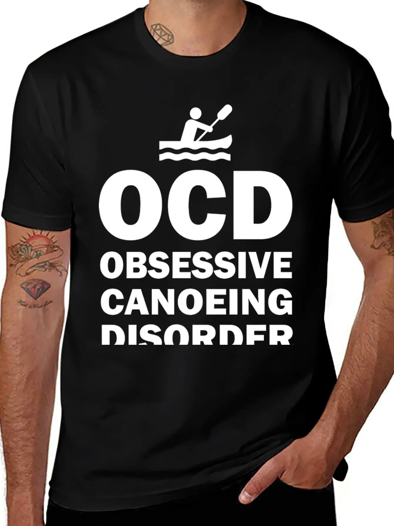 OCD - OCD Obsessive Canoeing Disorder Essential Unisex Summer Tee – Soft Cotton Casual Fit