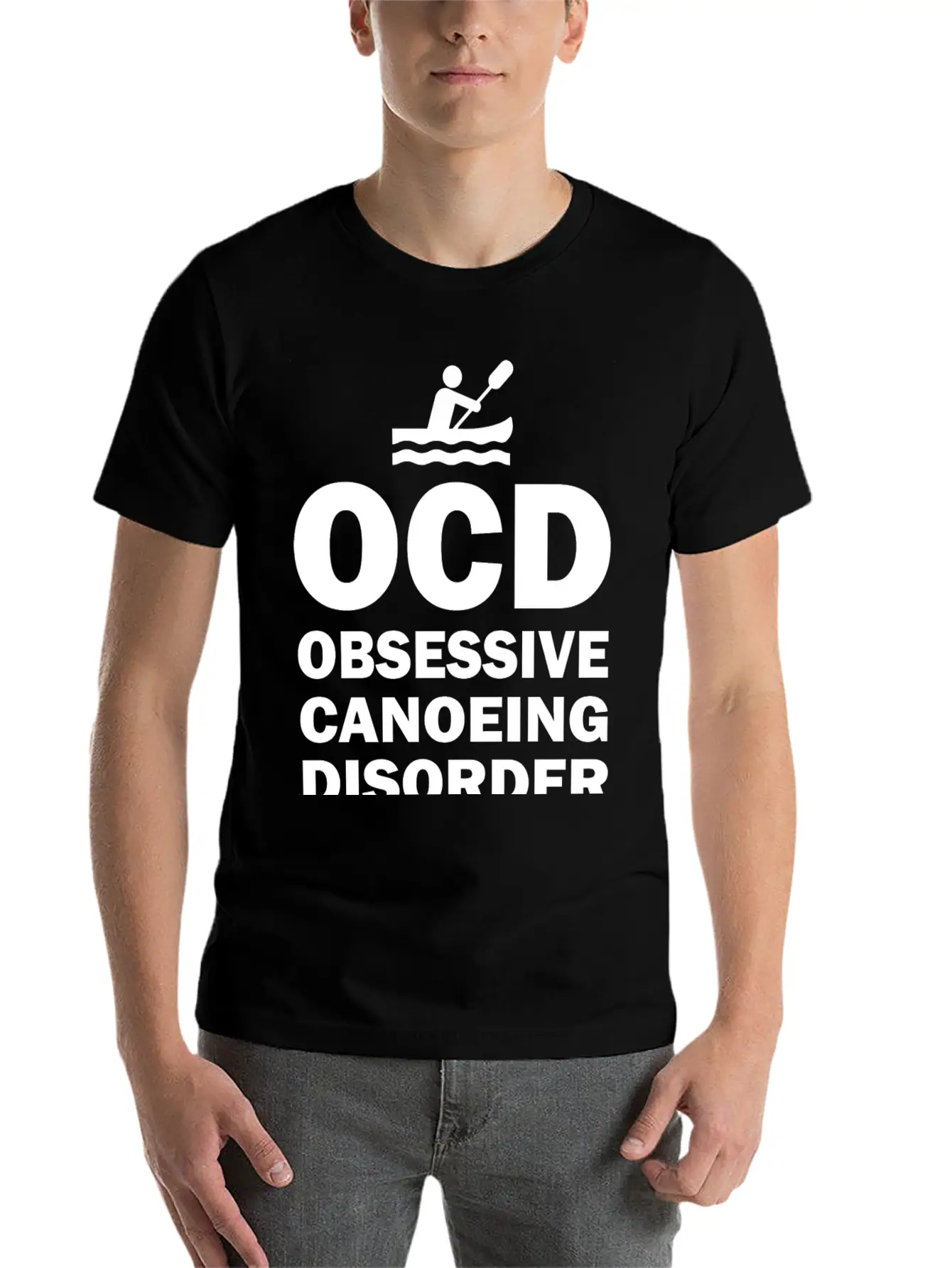 OCD - OCD Obsessive Canoeing Disorder Essential Unisex Summer Tee – Soft Cotton Casual Fit