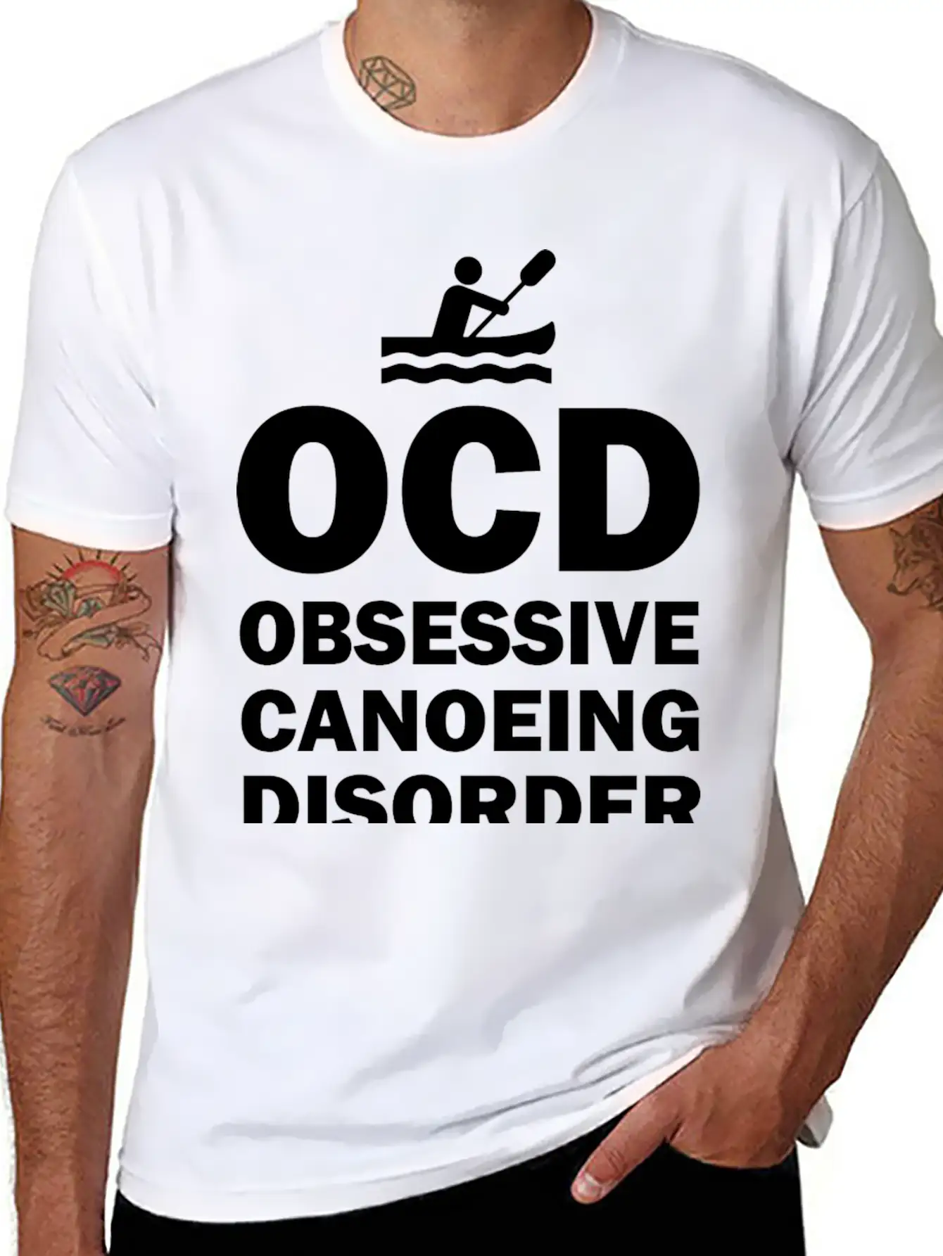 OCD - OCD Obsessive Canoeing Disorder Essential Unisex Summer Tee – Soft Cotton Casual Fit