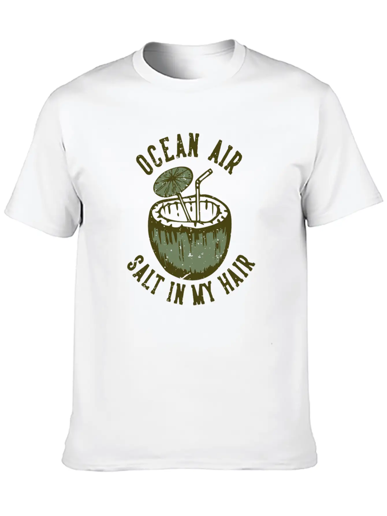 Ocean Air Salt In My Hair Basic Graphic T-Shirt – Daily Comfort In Soft Cotton