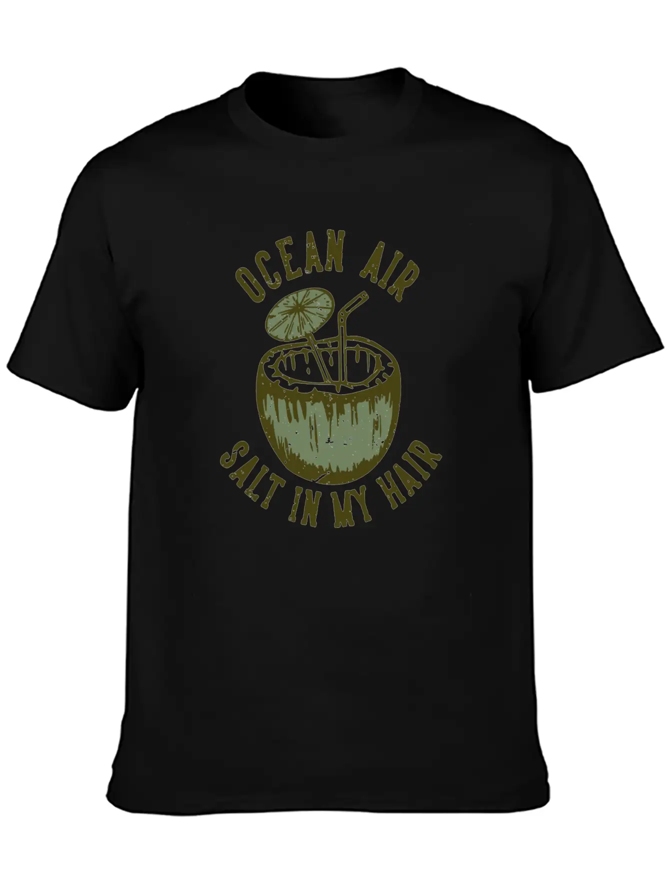 Ocean Air Salt In My Hair Basic Graphic T-Shirt – Daily Comfort In Soft Cotton