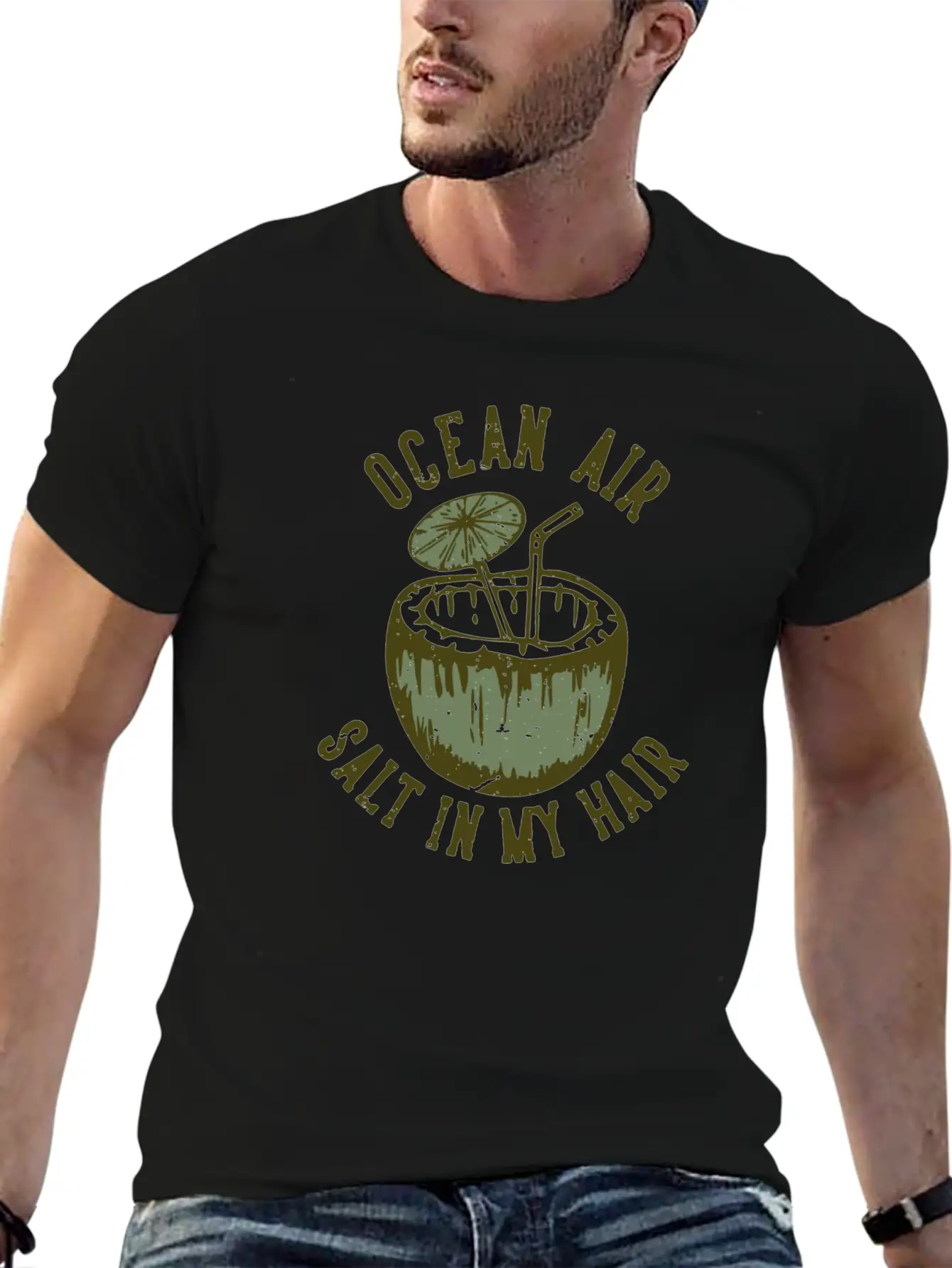 Ocean Air Salt In My Hair Basic Graphic T-Shirt – Daily Comfort In Soft Cotton