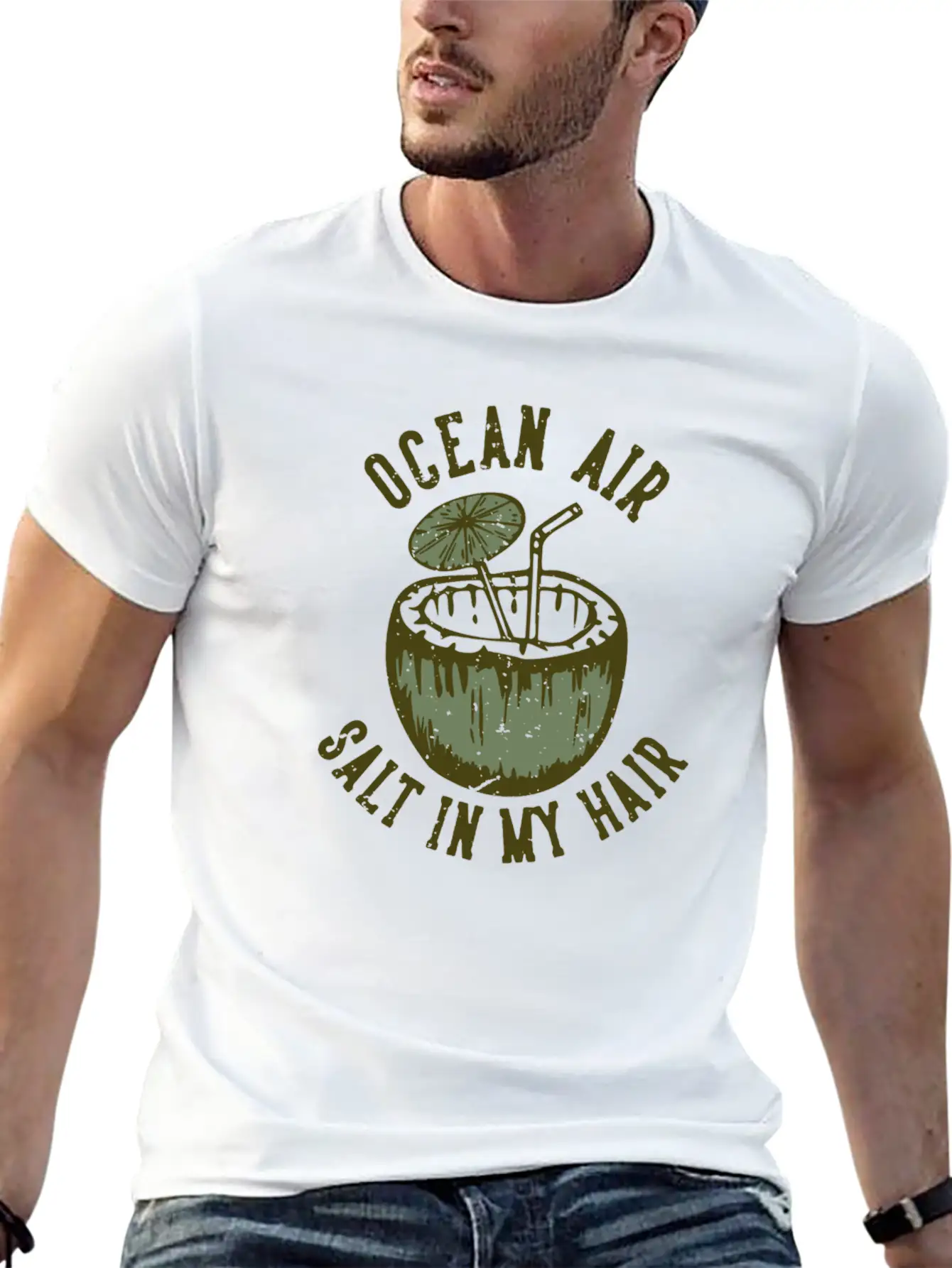 Ocean Air Salt In My Hair Basic Graphic T-Shirt – Daily Comfort In Soft Cotton
