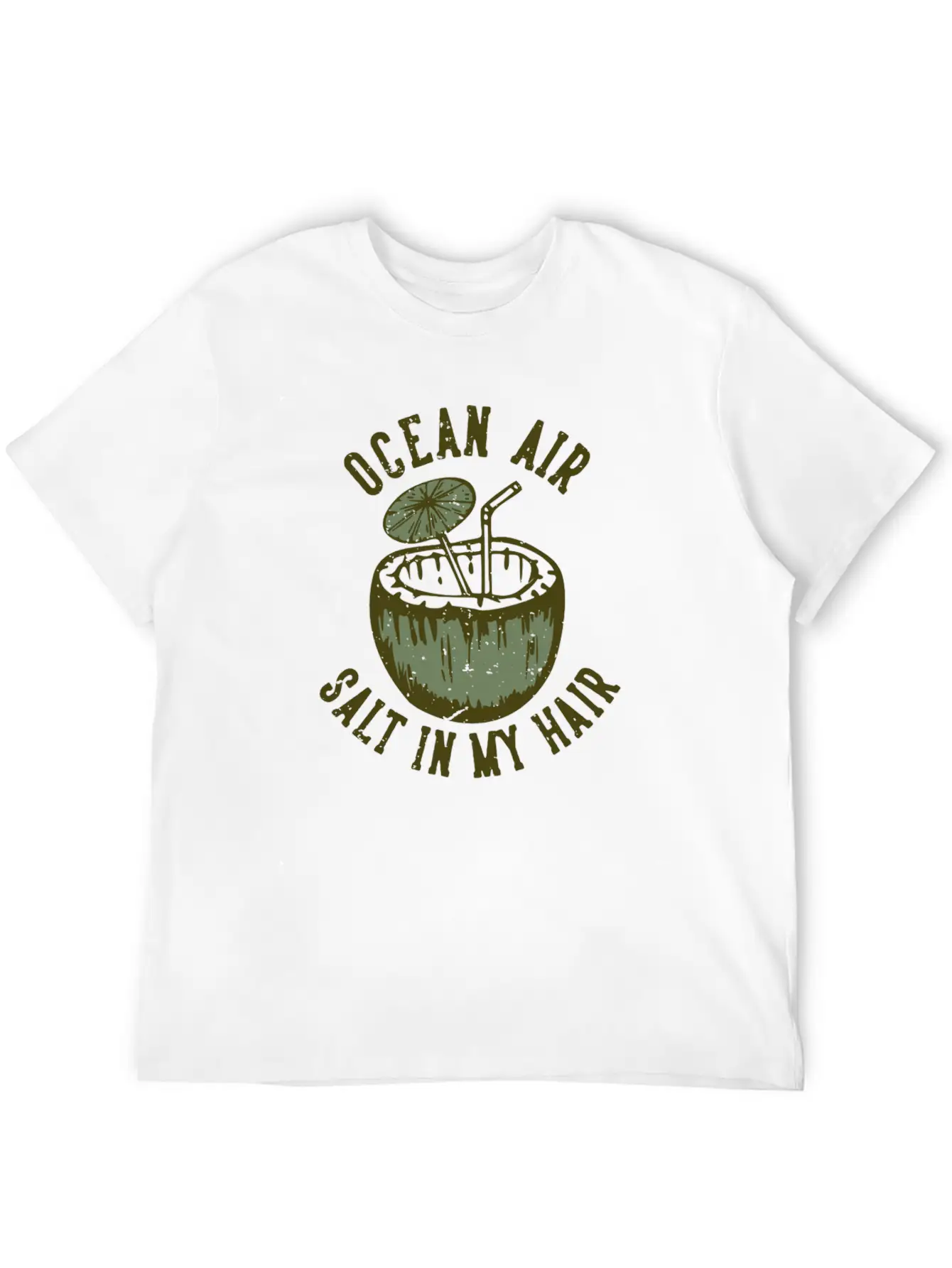 Ocean Air Salt In My Hair Basic Graphic T-Shirt – Daily Comfort In Soft Cotton