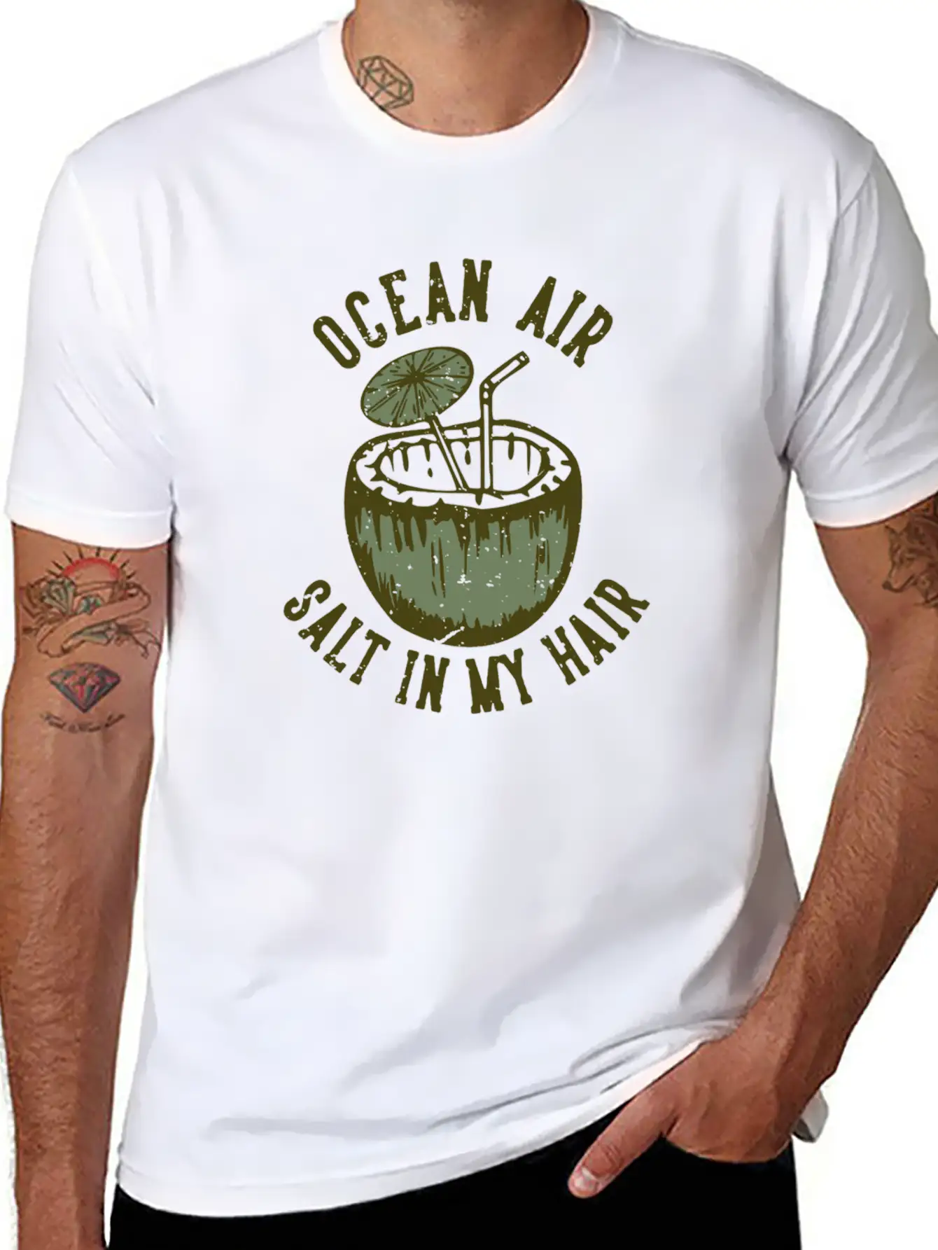 Ocean Air Salt In My Hair Basic Graphic T-Shirt – Daily Comfort In Soft Cotton
