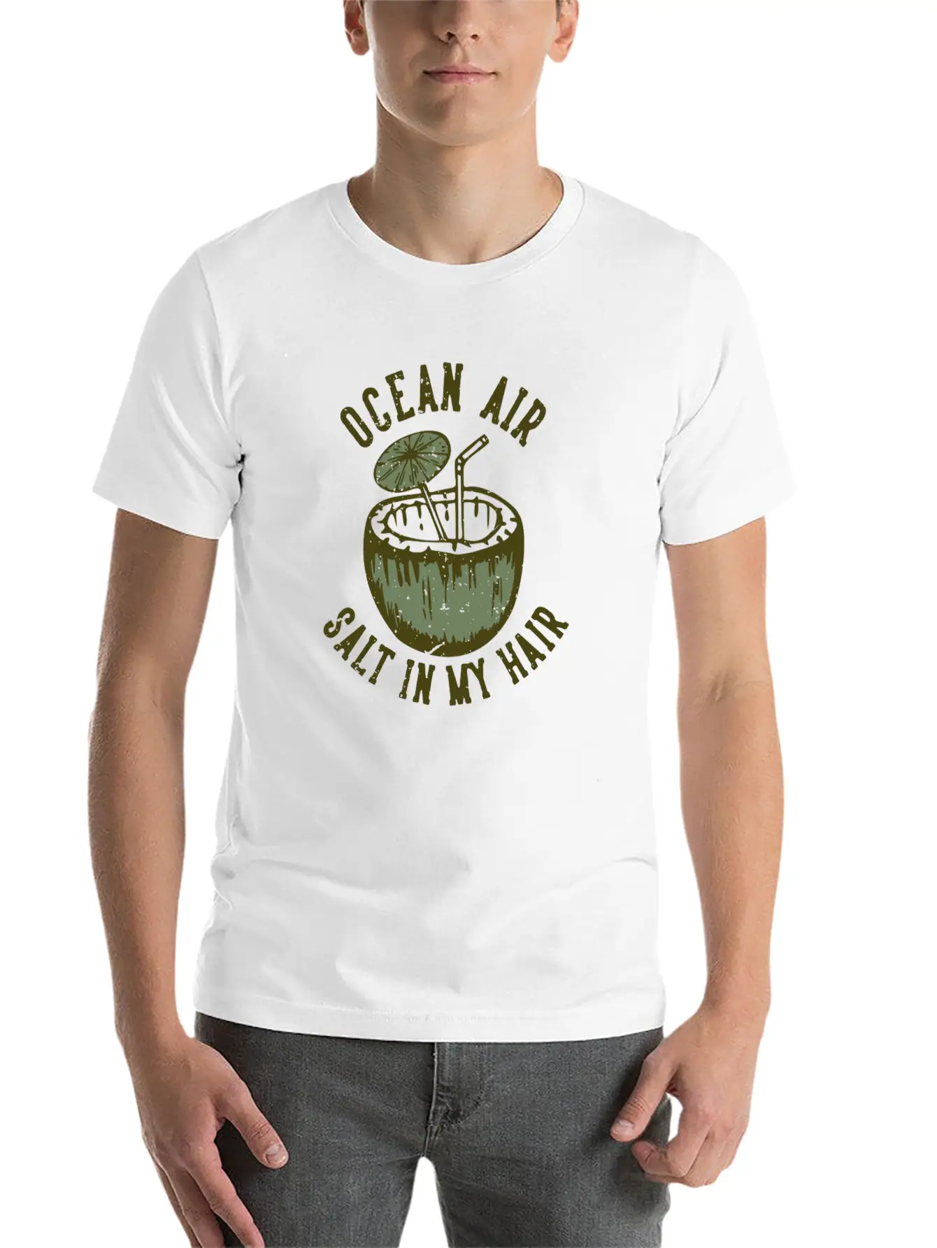 Ocean Air Salt In My Hair Basic Graphic T-Shirt – Daily Comfort In Soft Cotton