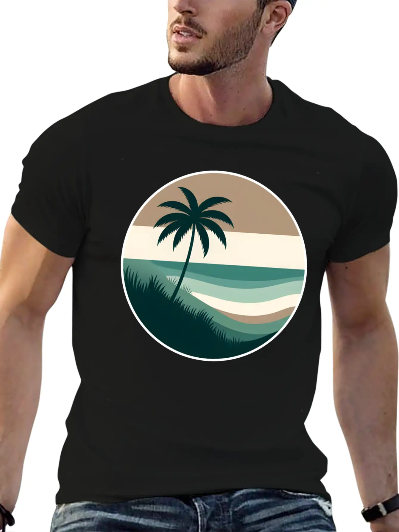 Ocean Breeze Unisex Short Sleeve Soft Cotton T-Shirt – Casual Everyday Wear