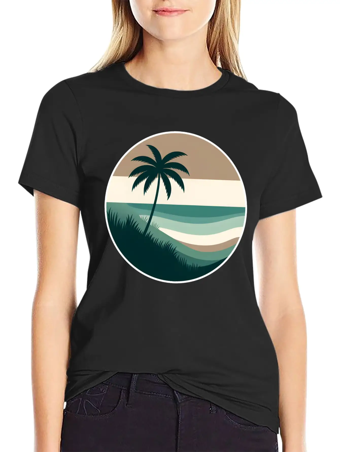 Ocean Breeze Unisex Short Sleeve Soft Cotton T-Shirt – Casual Everyday Wear