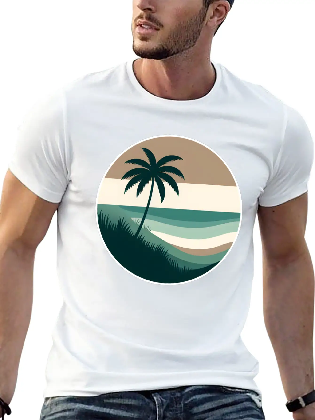 Ocean Breeze Unisex Short Sleeve Soft Cotton T-Shirt – Casual Everyday Wear