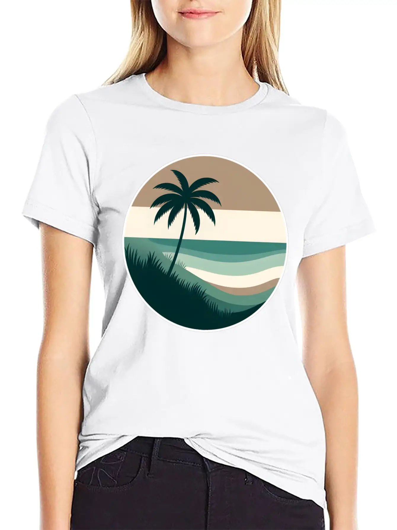 Ocean Breeze Unisex Short Sleeve Soft Cotton T-Shirt – Casual Everyday Wear