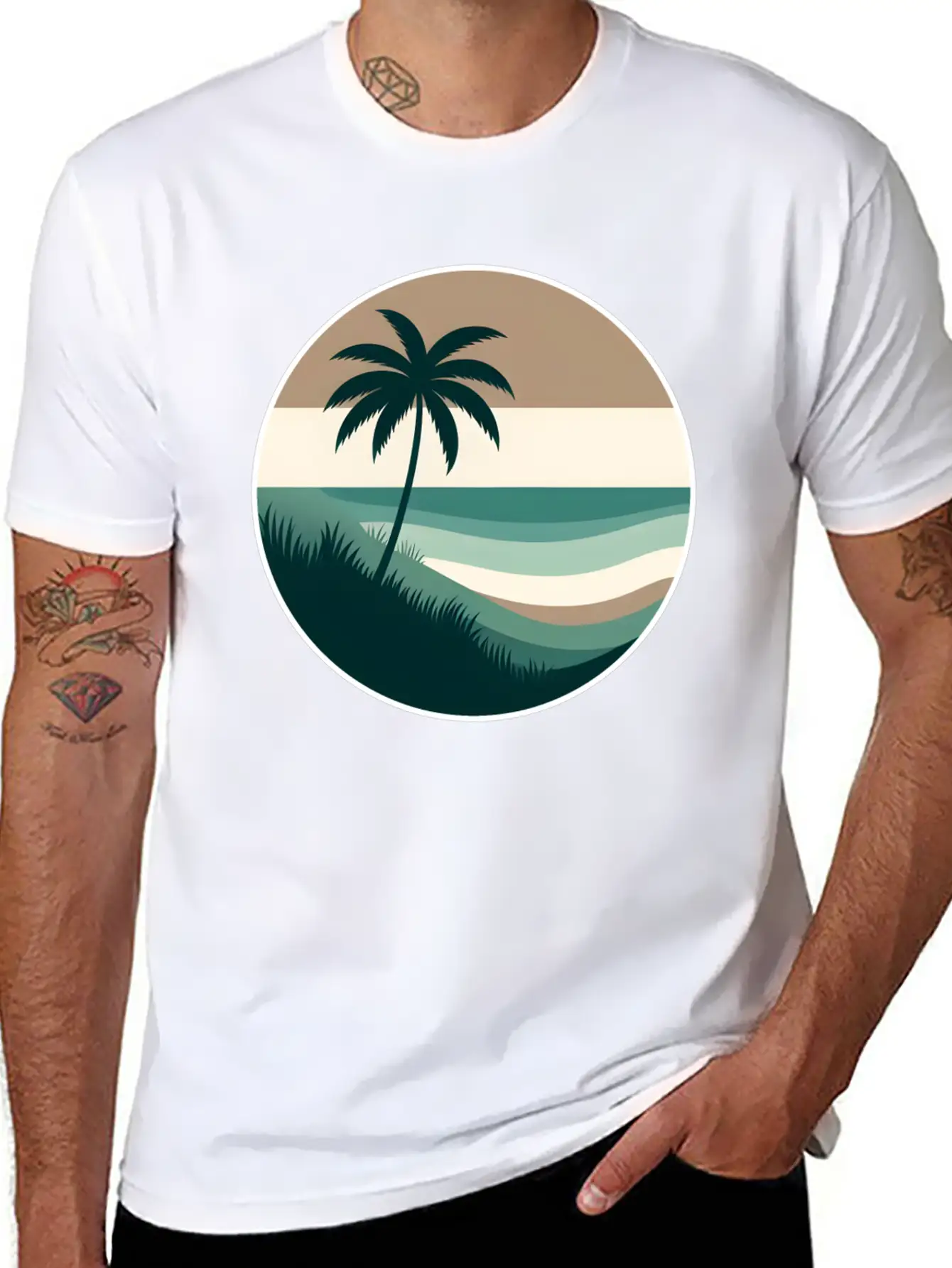 Ocean Breeze Unisex Short Sleeve Soft Cotton T-Shirt – Casual Everyday Wear