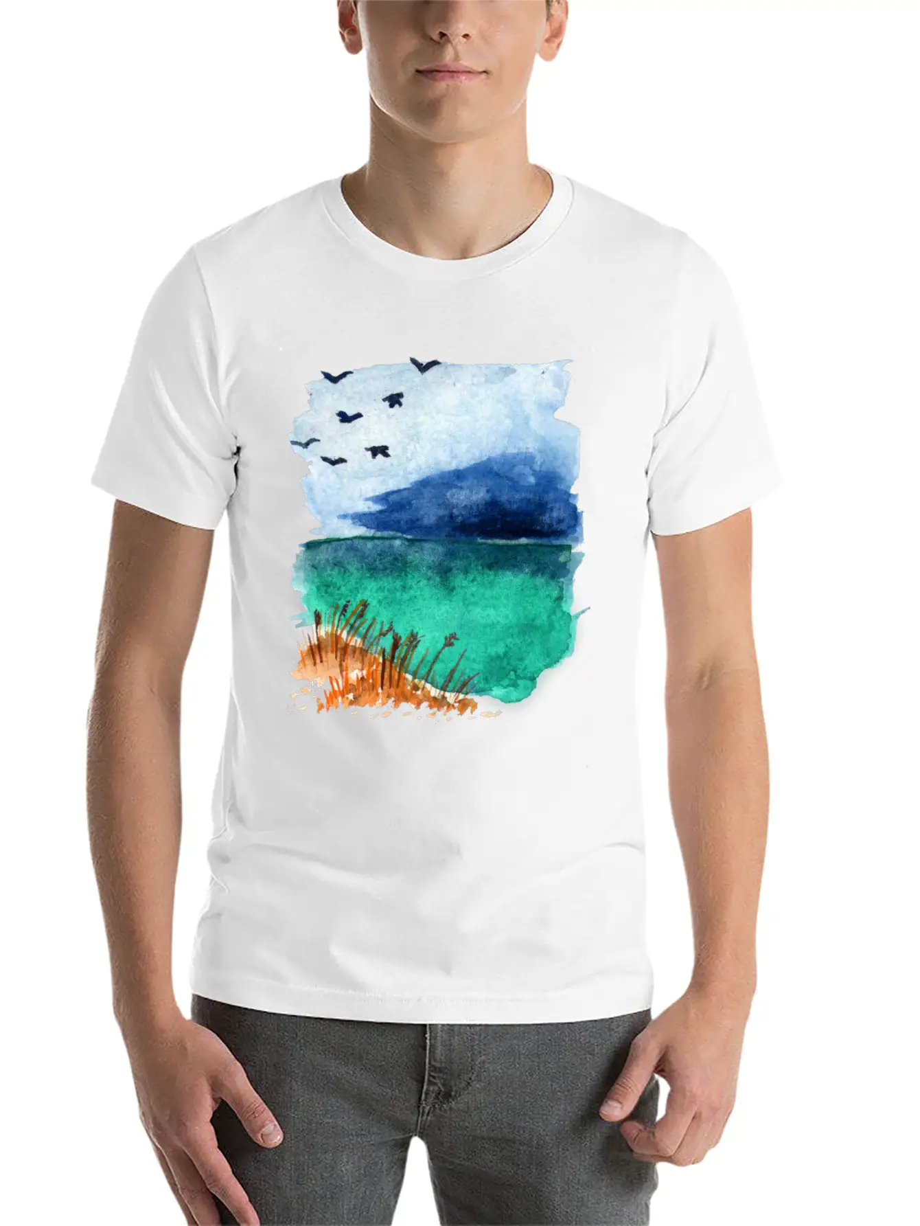 Ocean Stylish Everyday T-Shirt – Unisex Basic Cotton Tee