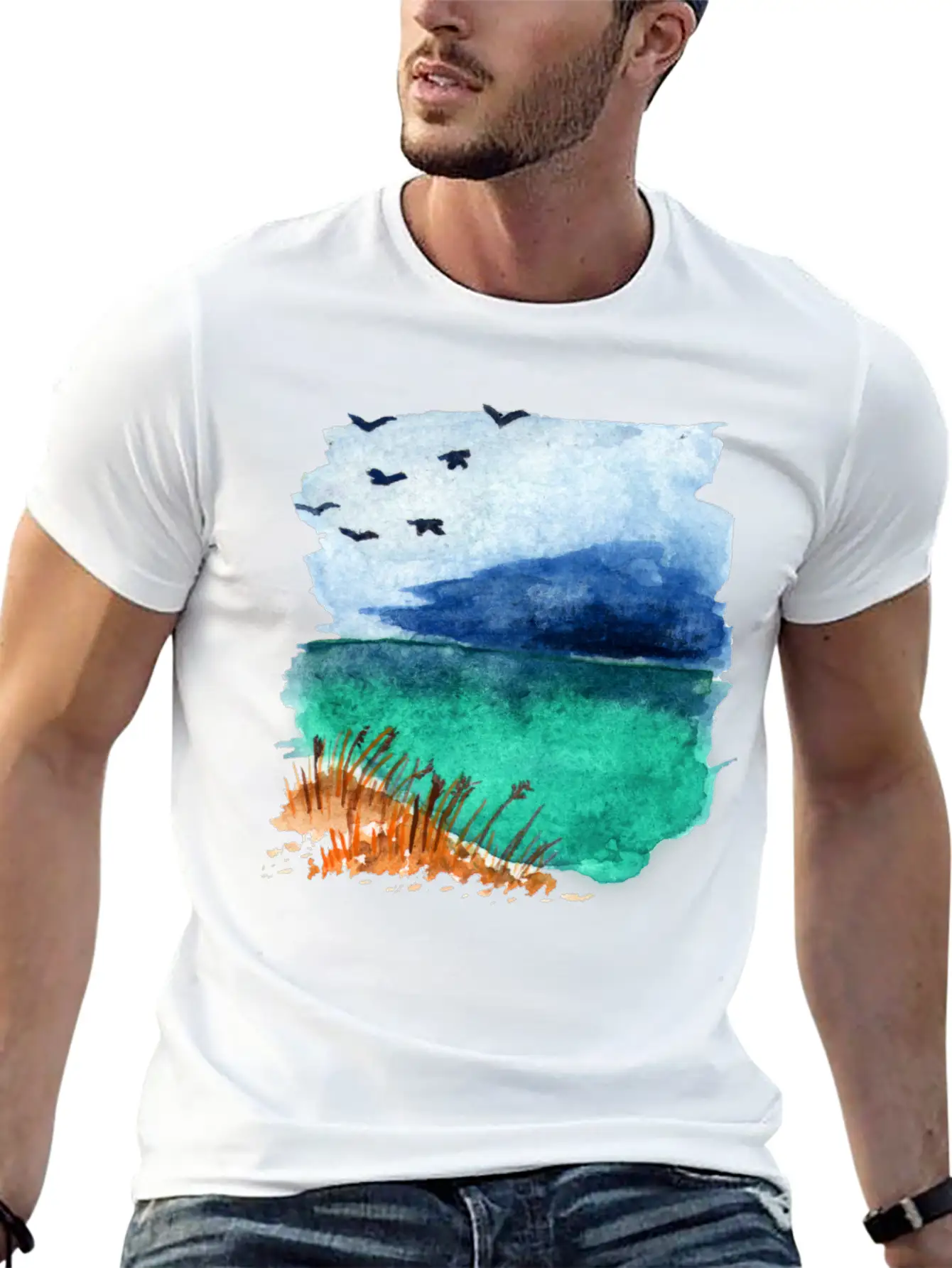 Ocean Stylish Everyday T-Shirt – Unisex Basic Cotton Tee