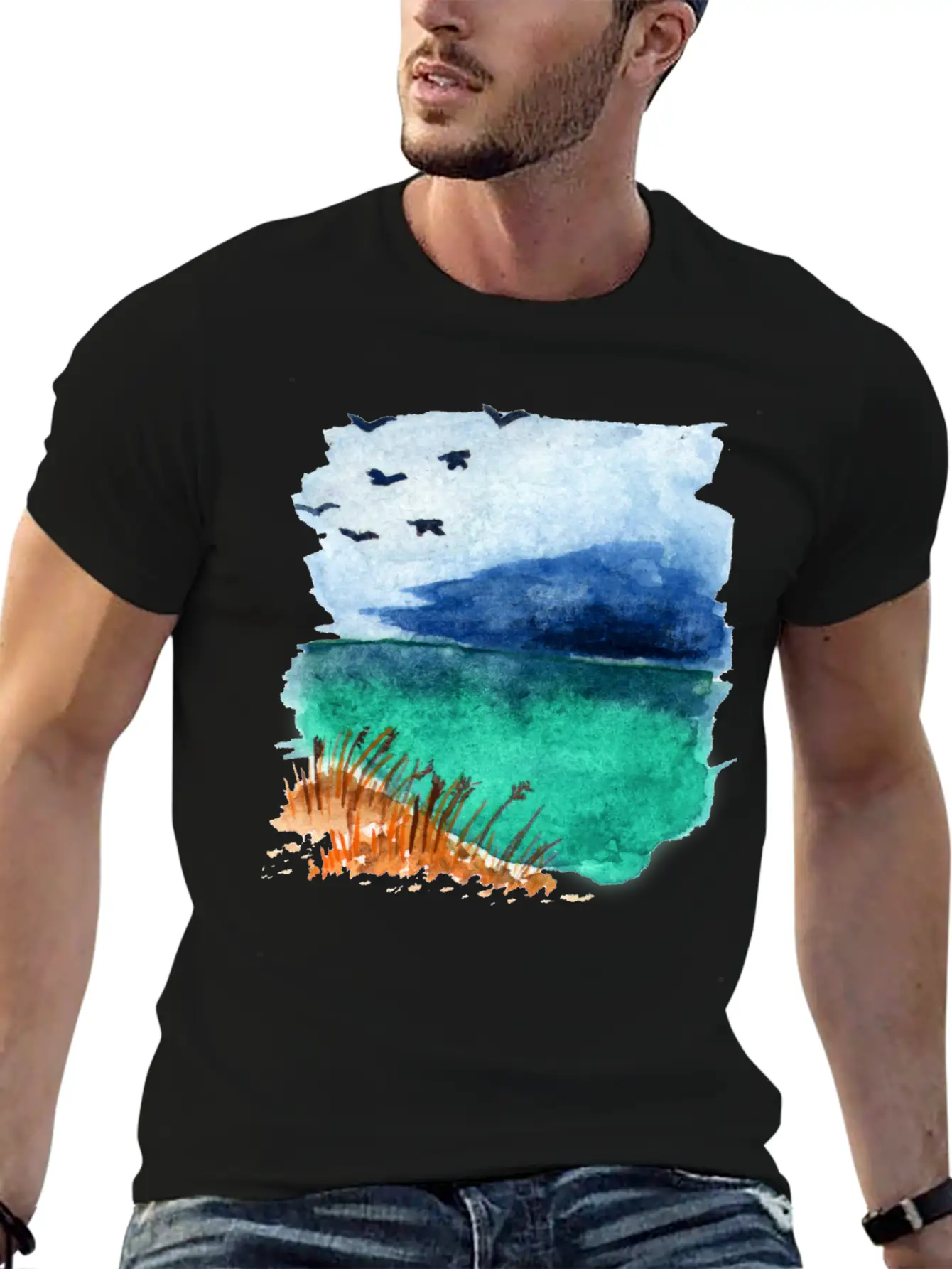 Ocean Stylish Everyday T-Shirt – Unisex Basic Cotton Tee