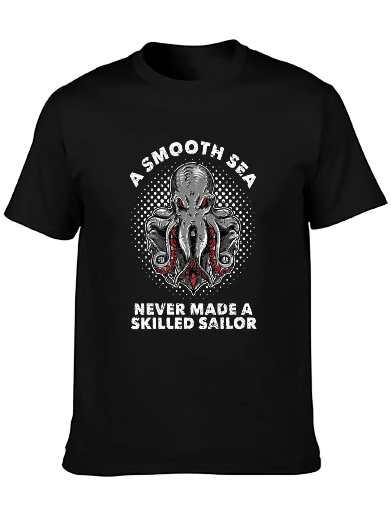 Octopus Sailor Stylish Everyday T-Shirt – Unisex Basic Cotton Tee