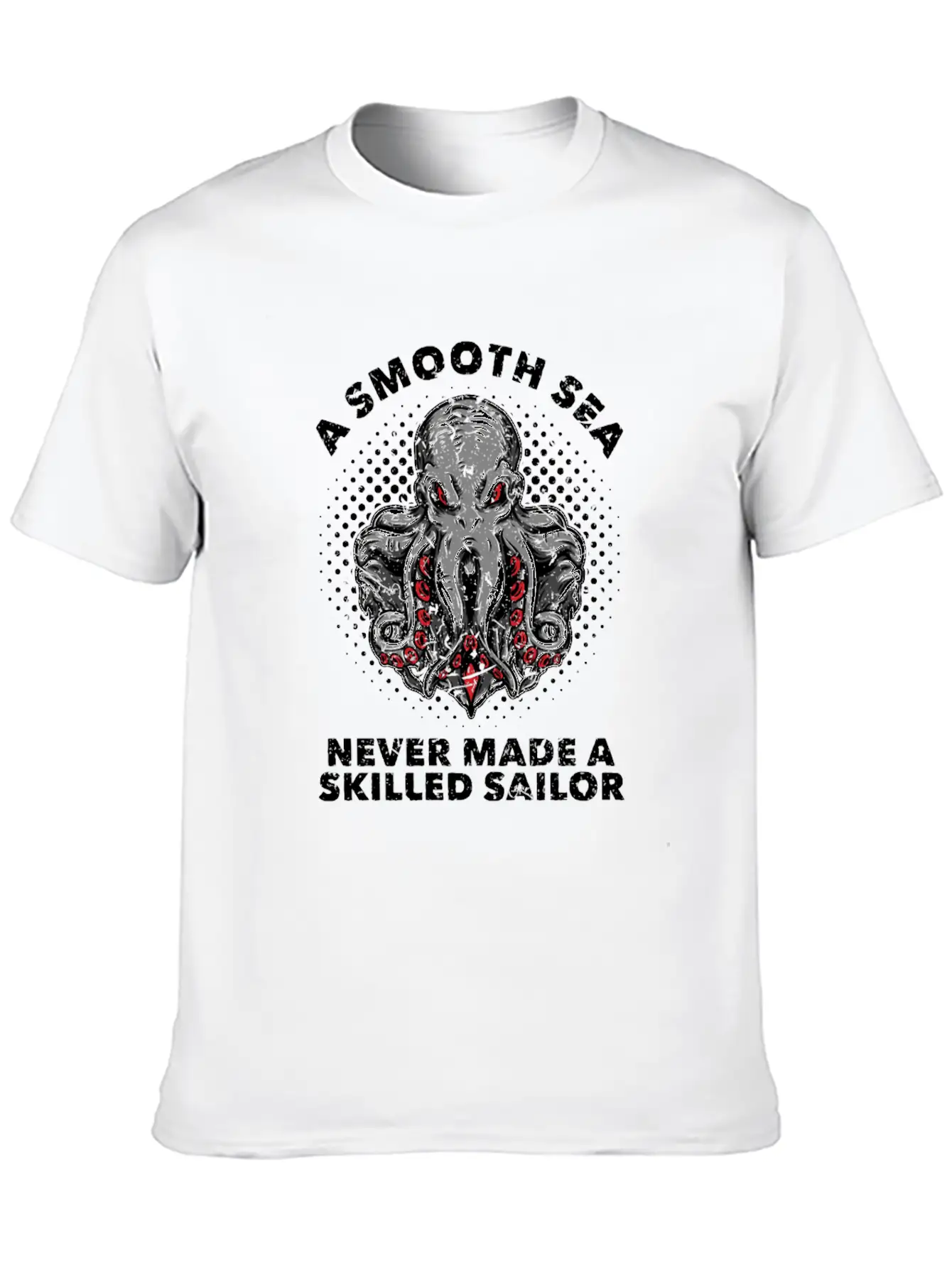 Octopus Sailor Stylish Everyday T-Shirt – Unisex Basic Cotton Tee