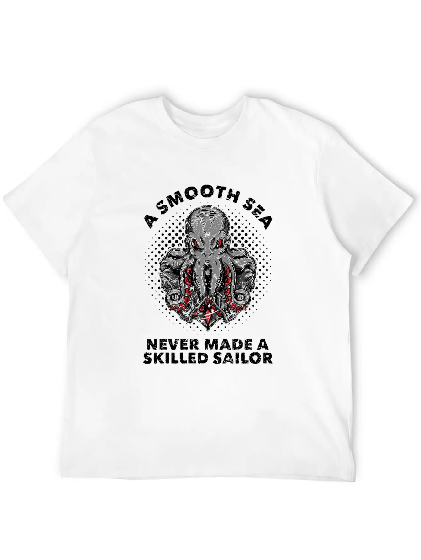 Octopus Sailor Stylish Everyday T-Shirt – Unisex Basic Cotton Tee