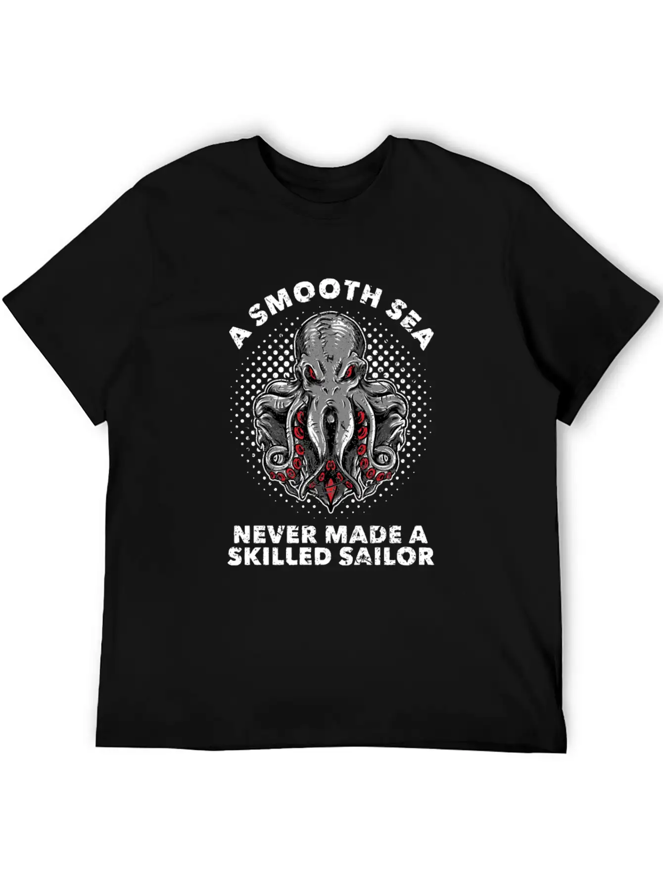 Octopus Sailor Stylish Everyday T-Shirt – Unisex Basic Cotton Tee